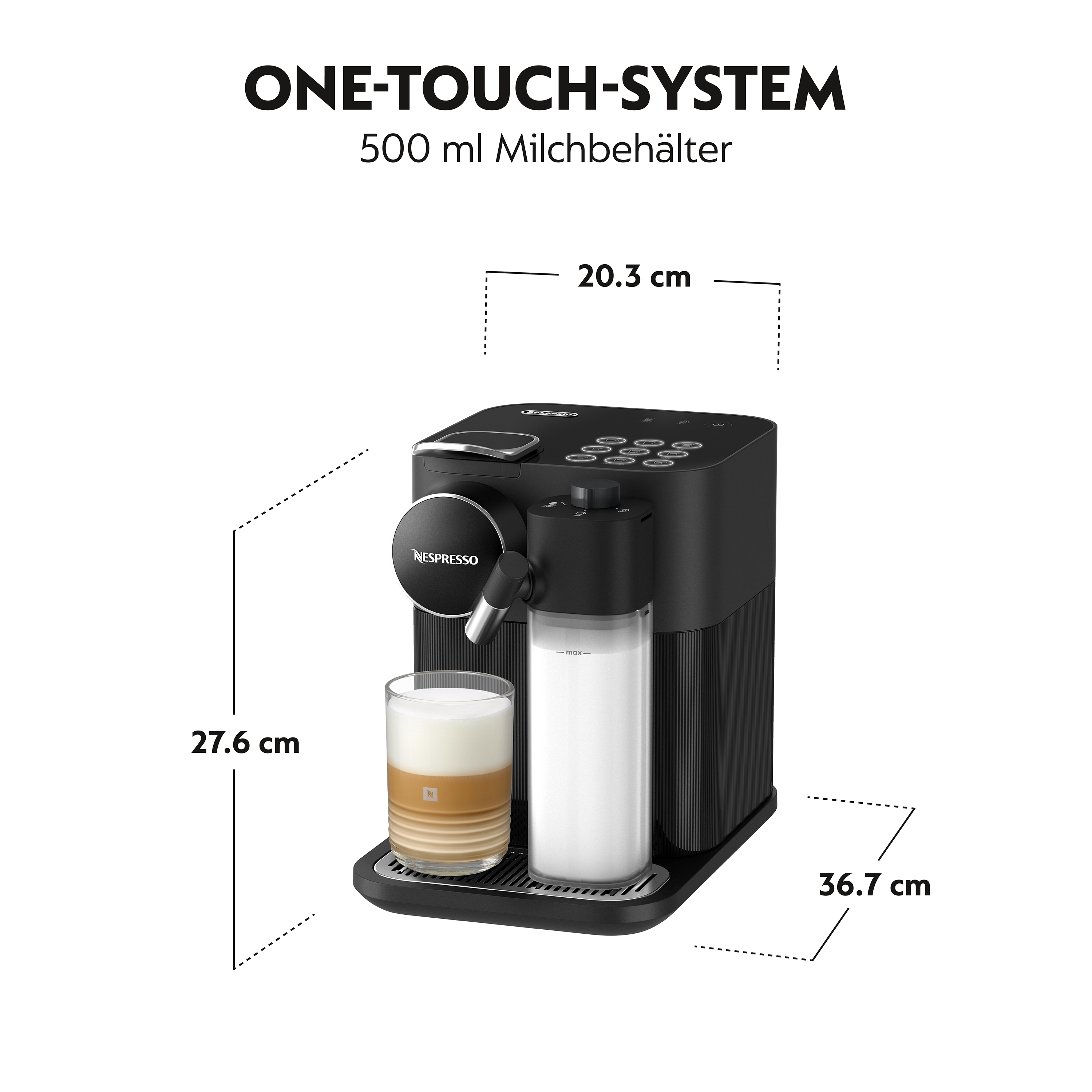 De'Longhi EN640.B GRAN LATTISSIMA Kapselmaschine