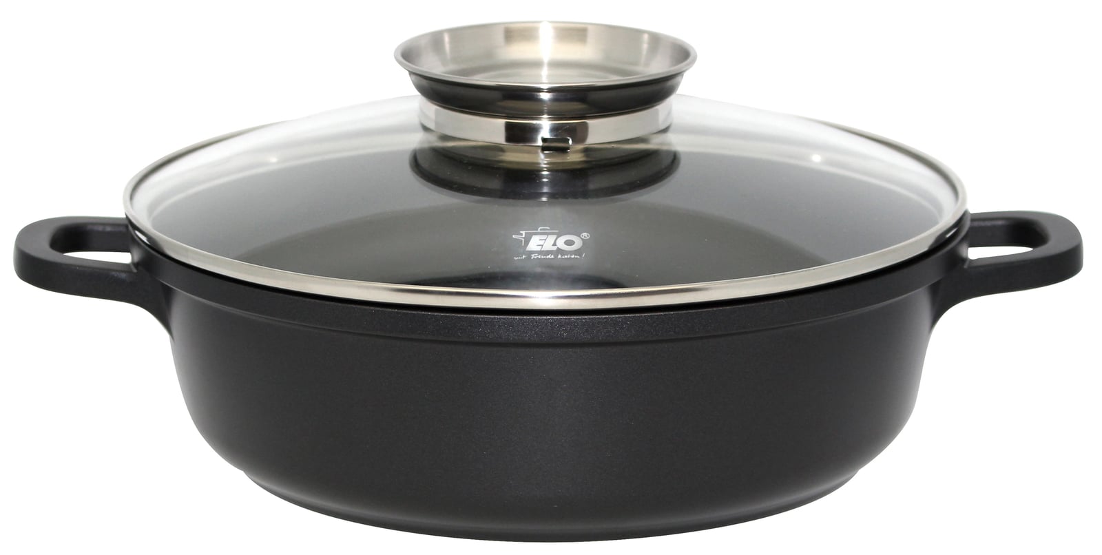 ELO Alucast Servierpfanne rund m. D. 24 cm ELODUR Select