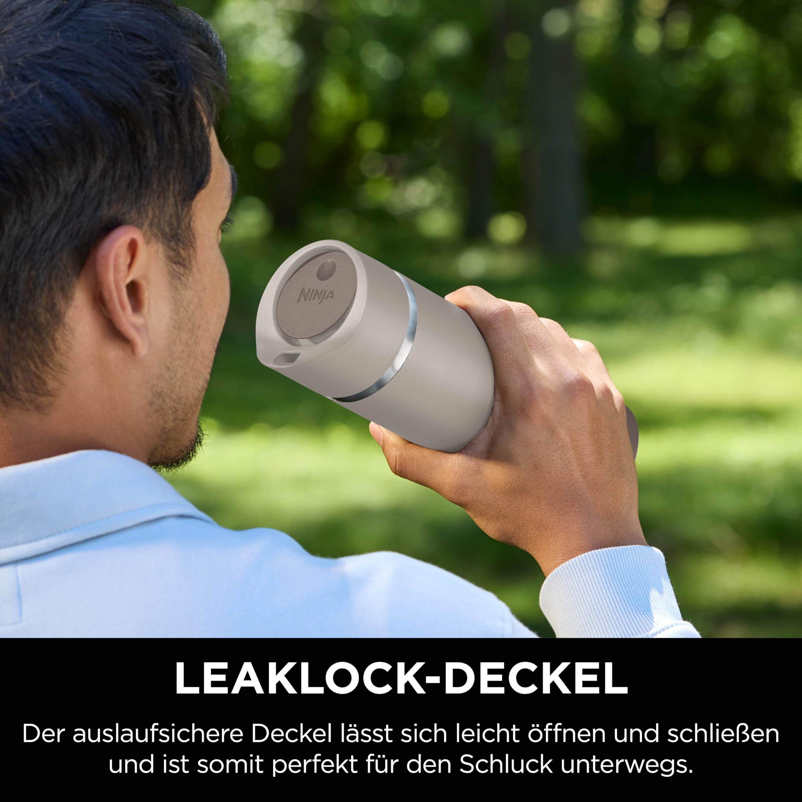 Ninja 400 ml Sip Perfect Trinkflasche für Heißgetränke