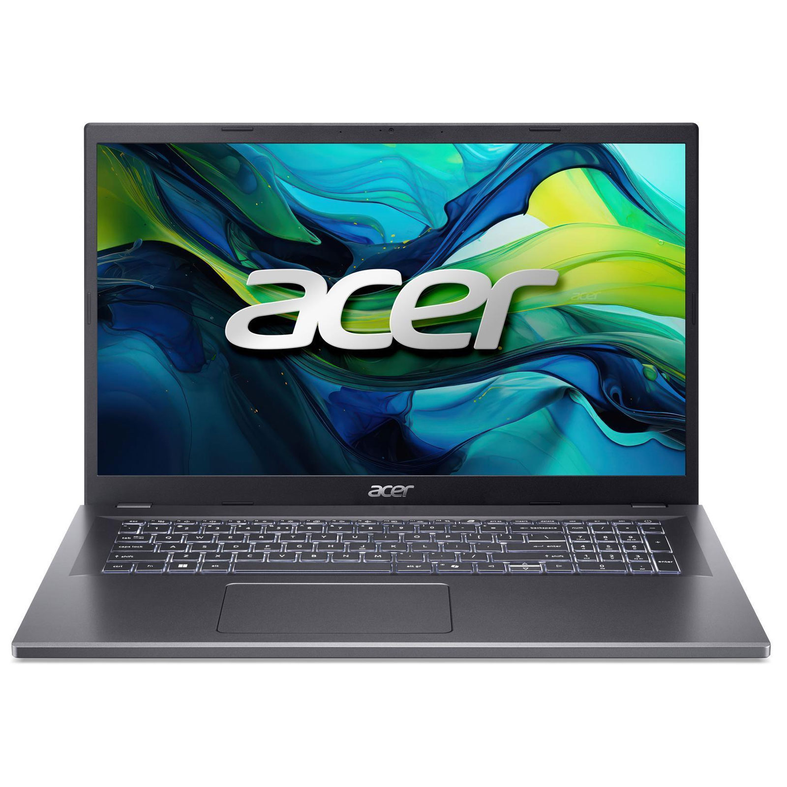 ACER Notebook Aspire 17 (A17-51M-717Y), Grau, 17,3 Zoll, Full HD, IPS, Intel Core 7 150U, 16 GB, 1 TB M.2 SSD