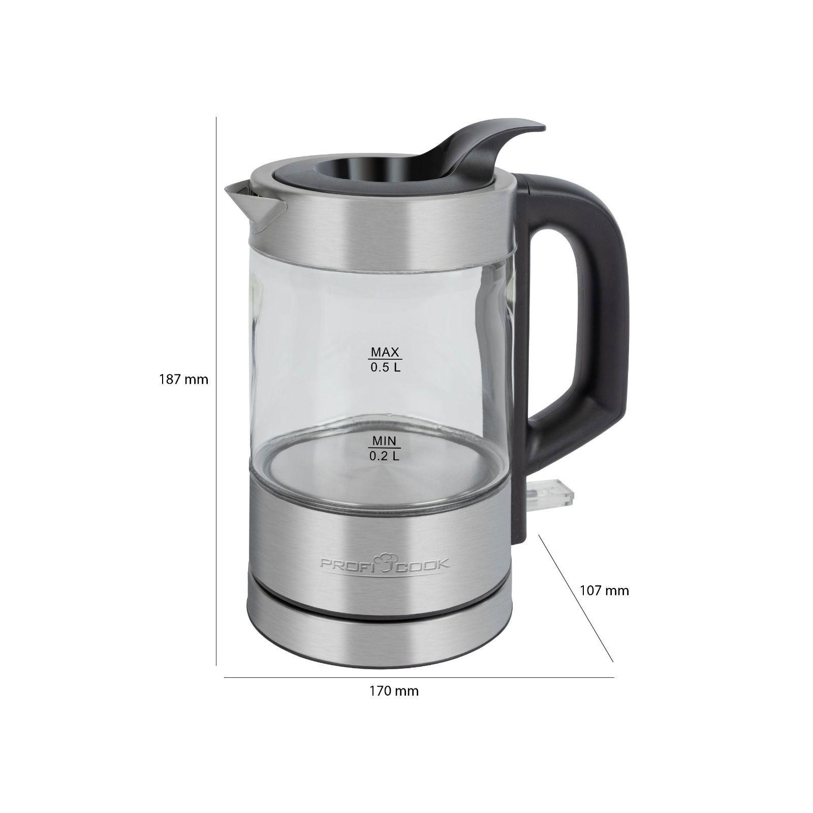 Proficook Glas-Wasserkocher PC-WKS 1228 G Proficook Glas-Wasserkocher PC-WKS 1228 G