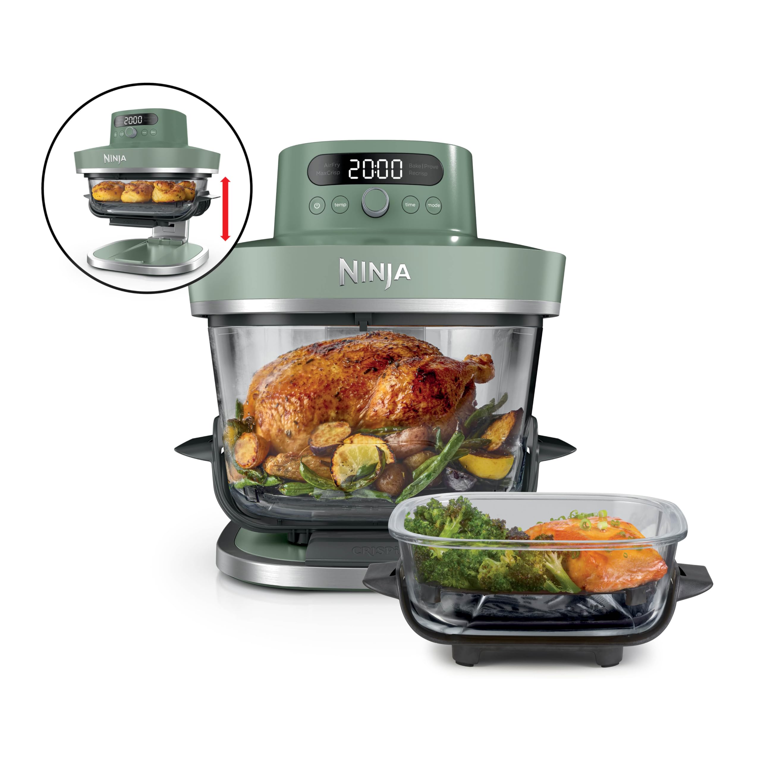 Ninja CRISPi PRO XL Glas-Heißluftfritteuse
