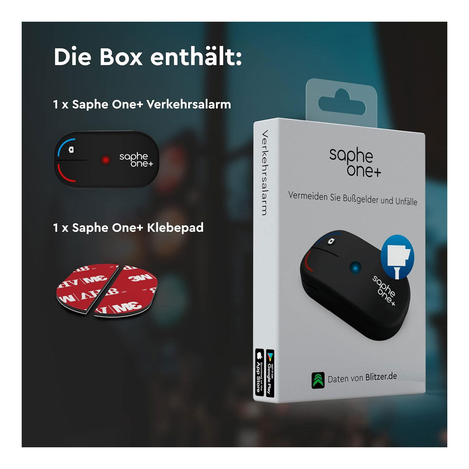 Saphe One+ Verkehrsalarm