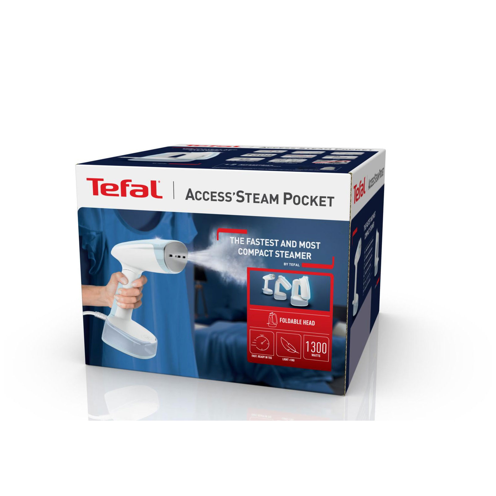 TEFAL Dampfbürste Access Steam Pocket DT3041