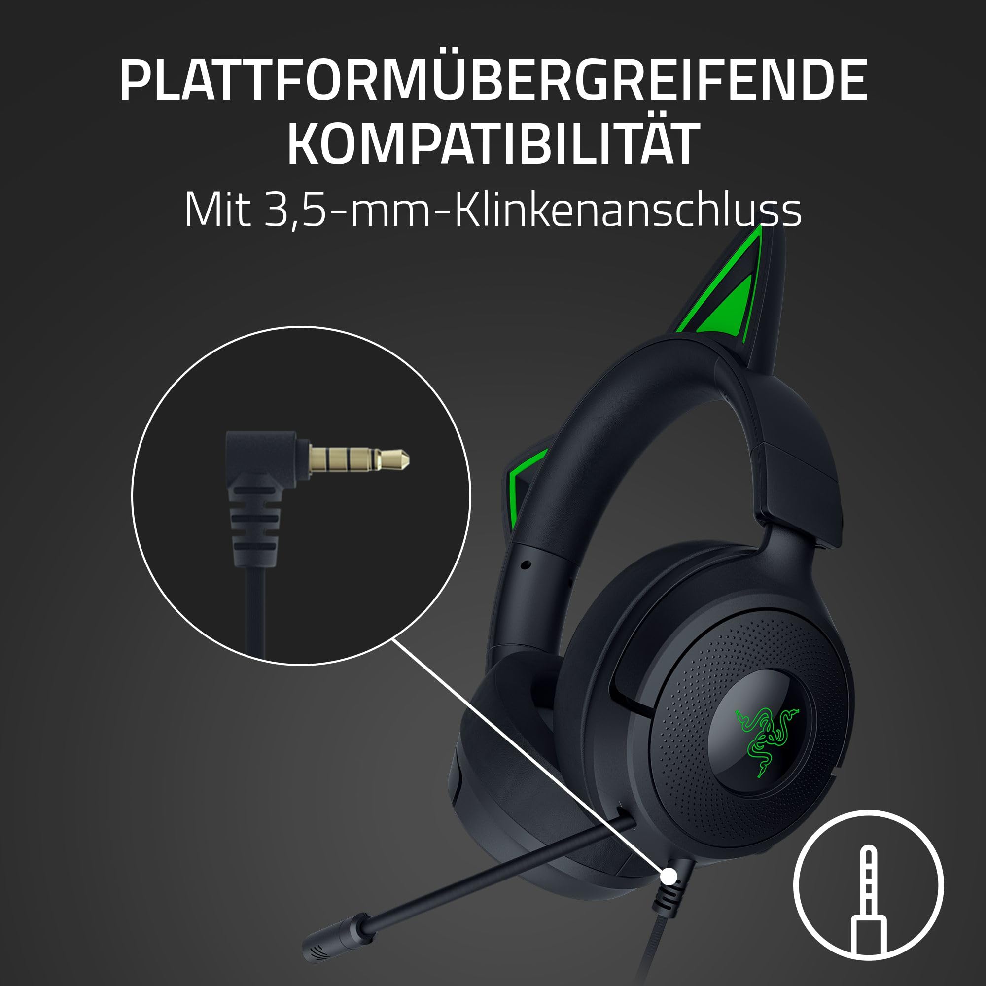 Razer Kraken Kitty V3 X - Kabelgebundenes Kitty-Headset für Gaming