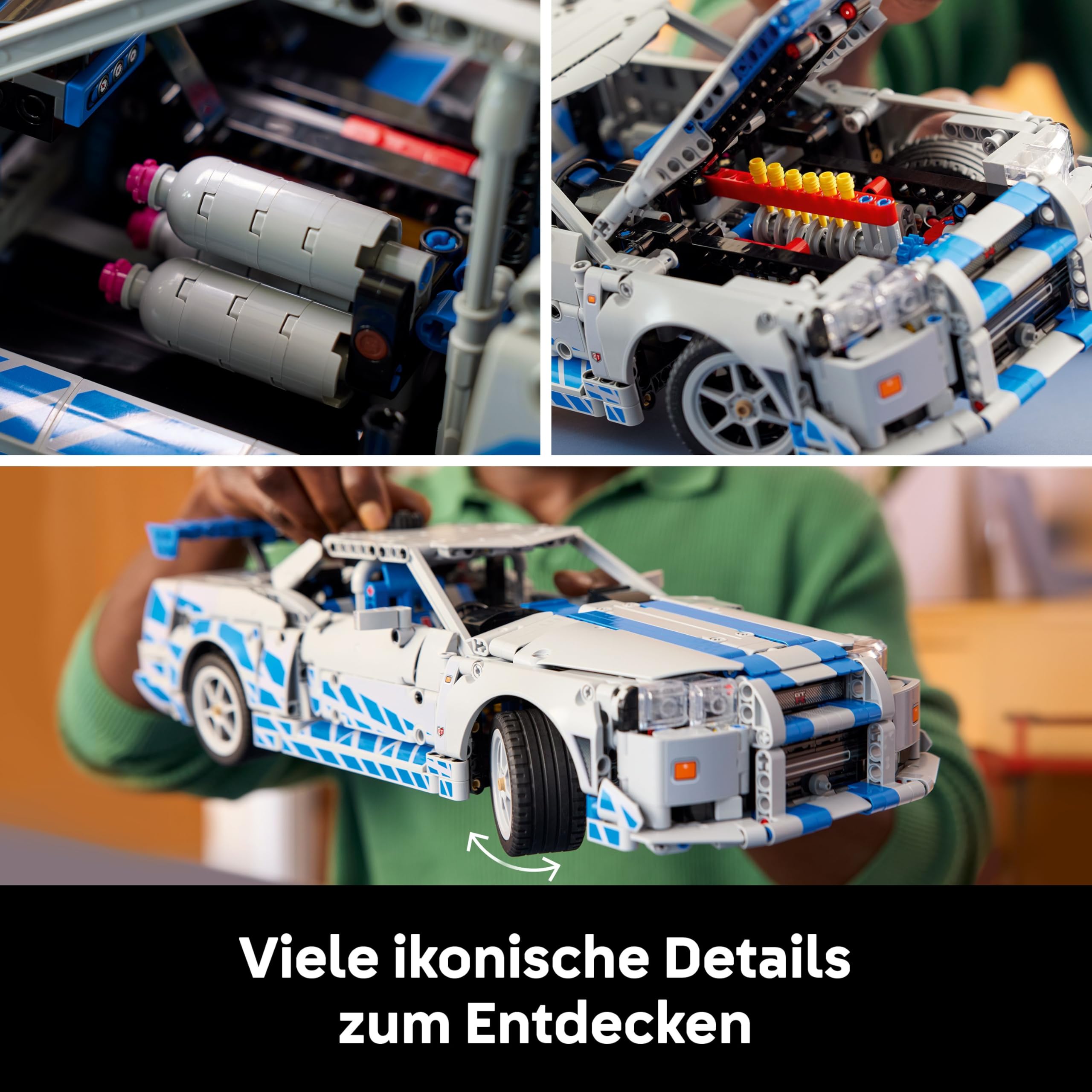 LEGO Technic 2 Fast 2 Furious Nissan Skyline GT-R R34 Automodell-Bauset 42210