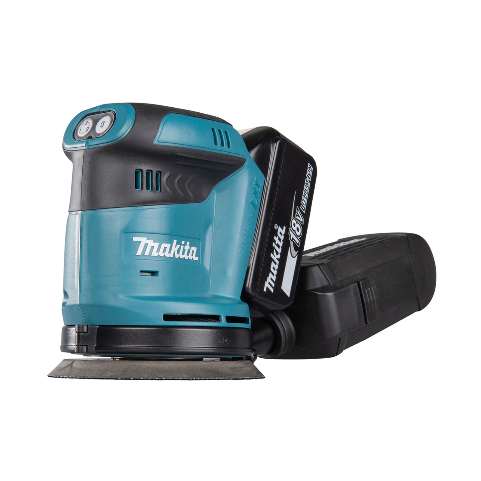 Makita Akku-Exzenterschleifer 18V (ohne Akku, ohne Ladegerät) DBO180Z Makita Akku-Exzenterschleifer 18V (ohne Akku, ohne Ladegerät) DBO180Z