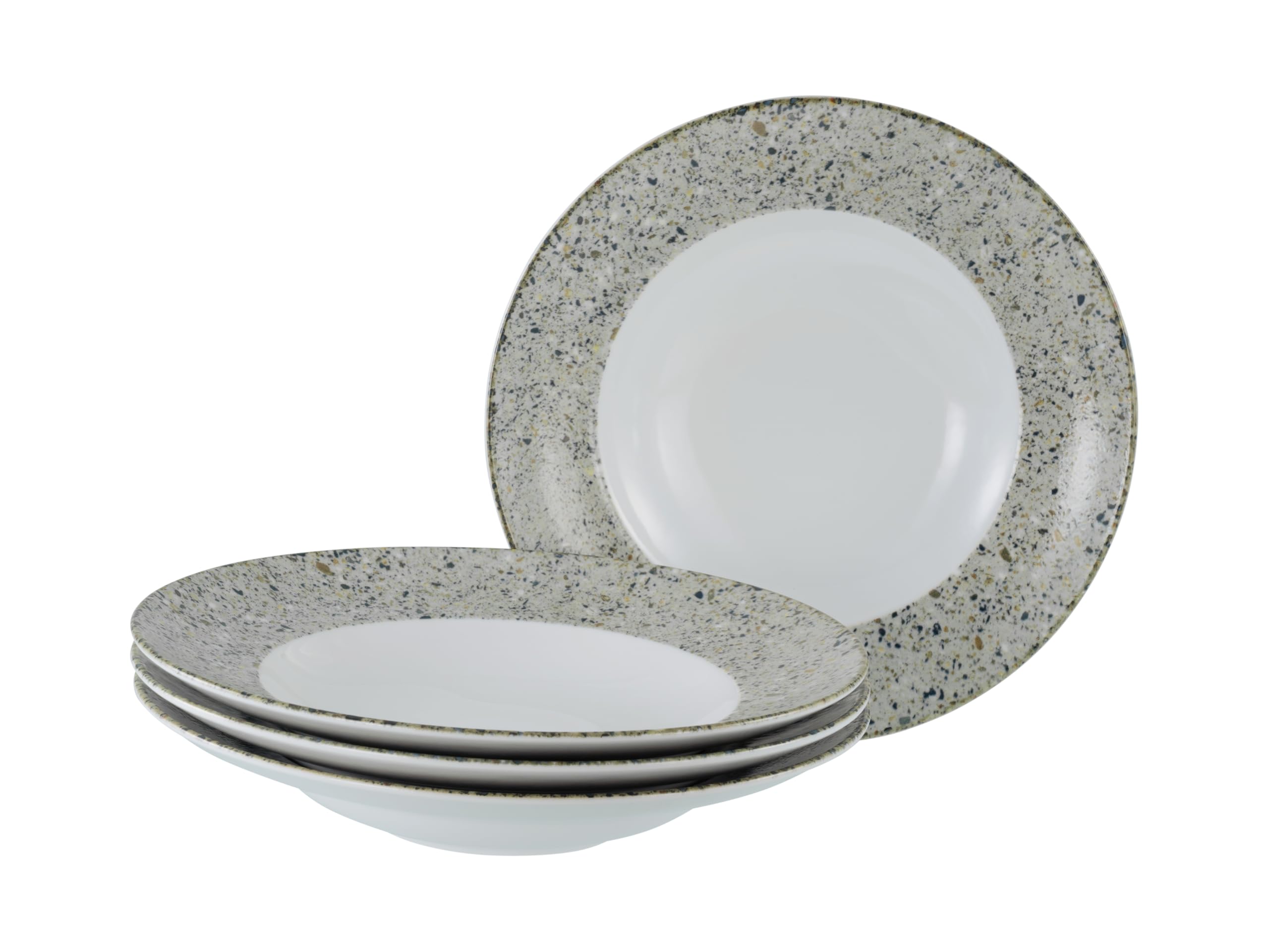 Creatable, 24708, Serie Stone Collection Genua, 4-teiliges Geschirrset