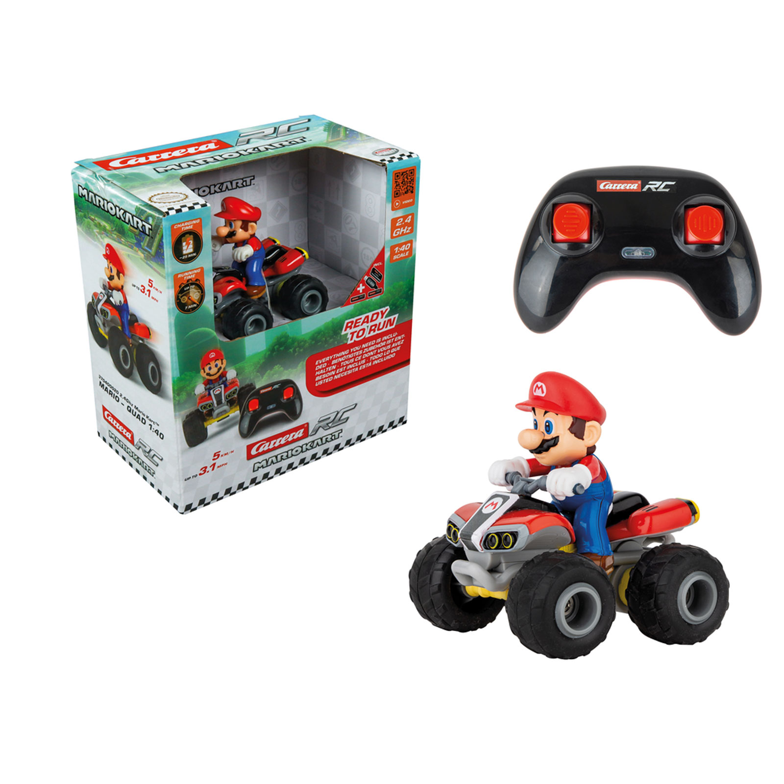 Carrera 2,4 GHz Mario Kart™, Mario - Quad 1:40 Ferngesteuertes Auto