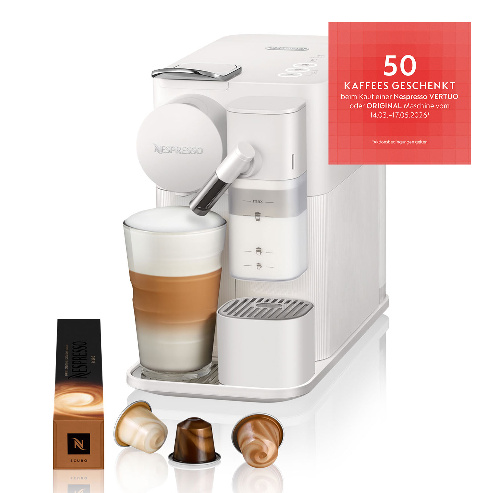 De'Longhi  Lattissima One Nespresso-Kapselmaschine