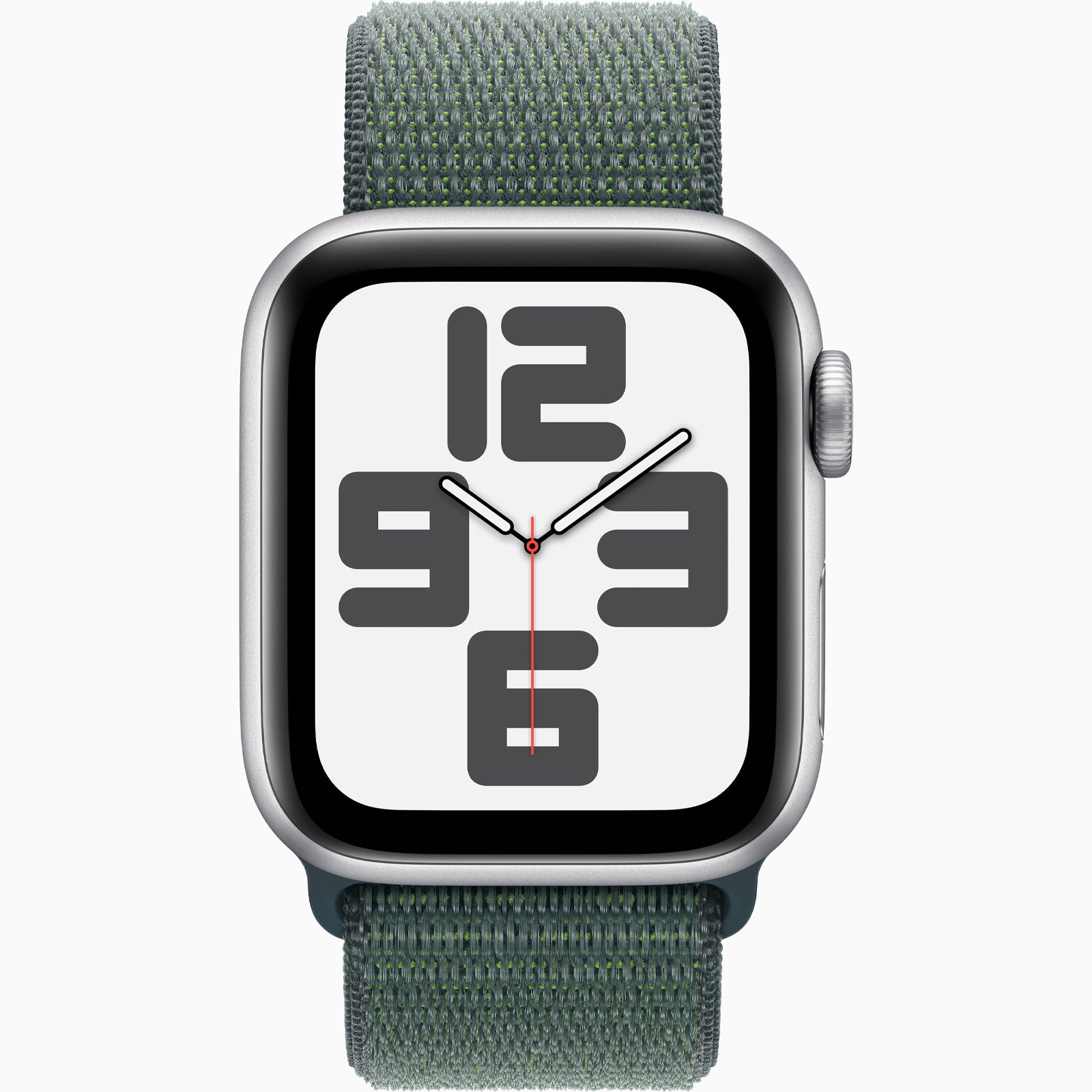 Apple Watch SE GPS + Cellular, 44 mm Aluminiumgehäuse Mitternacht, Sport Loop Tinte