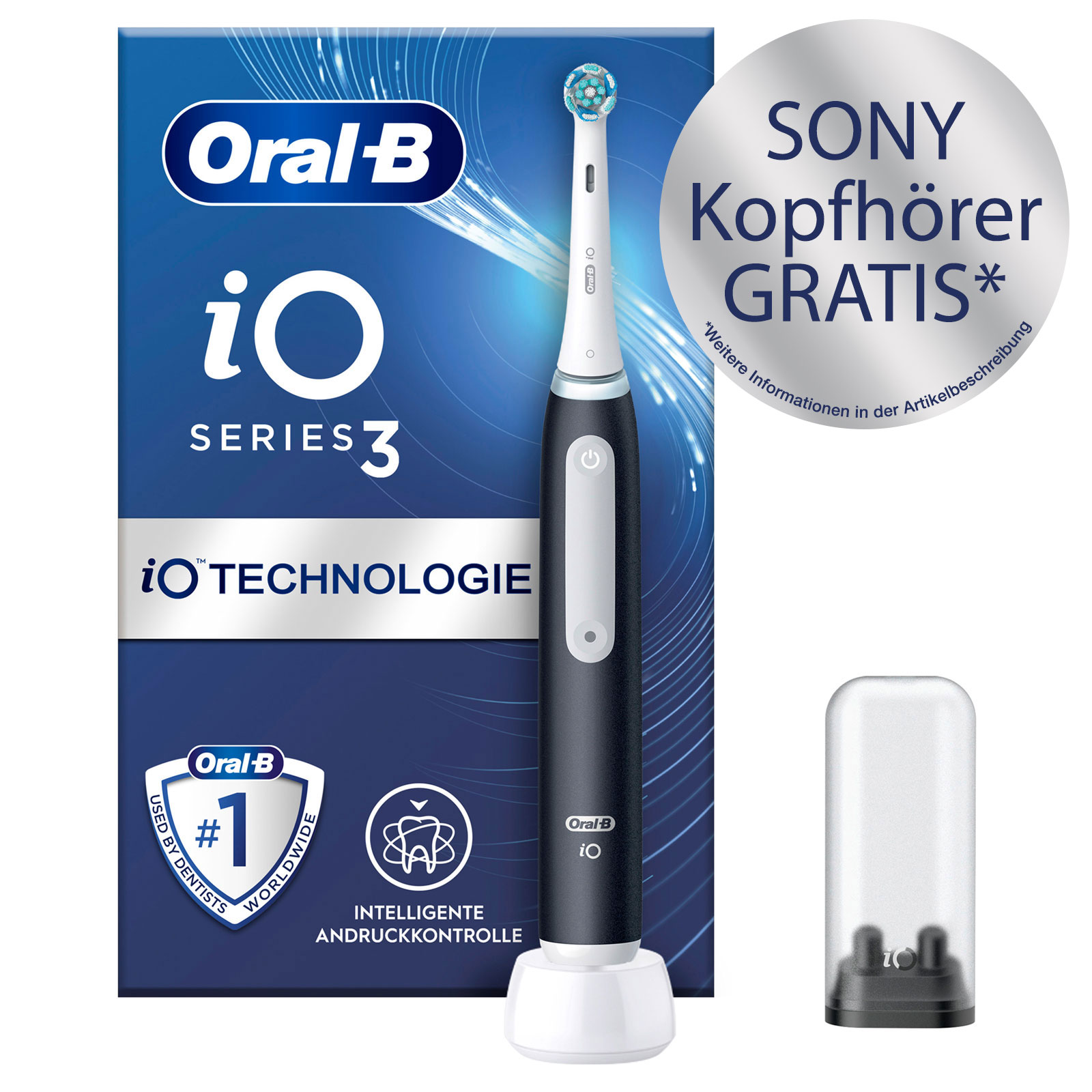 Oral-B Zahnbürste iO 3 Matt Black