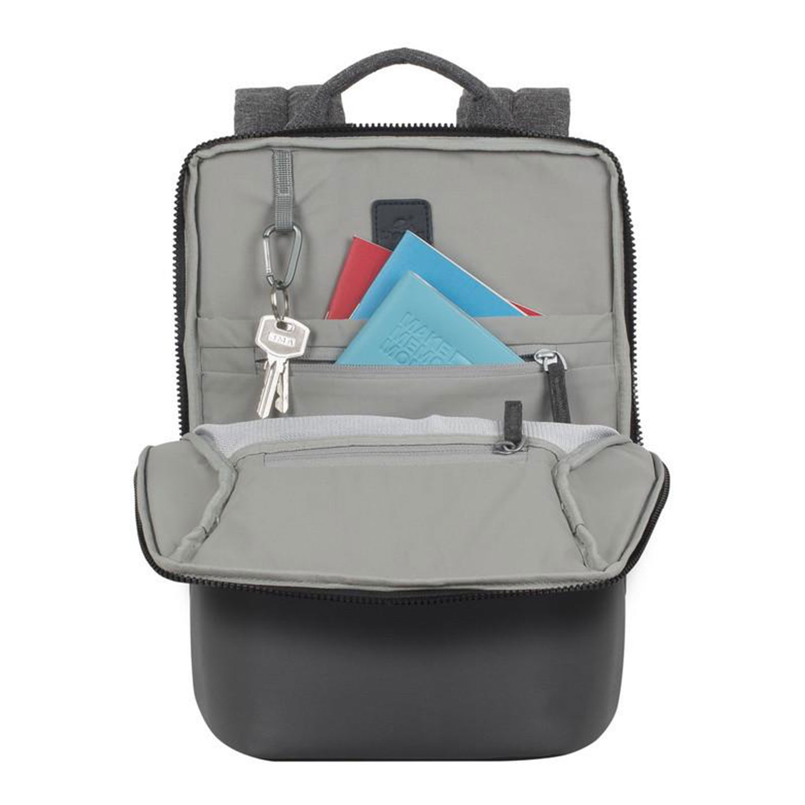 Rivacase 8825 Business-Rucksack Lantau 13,3", black mélange (Passend für MacBook Pro 13 Zoll und Ultrabook 13,3 Zoll)