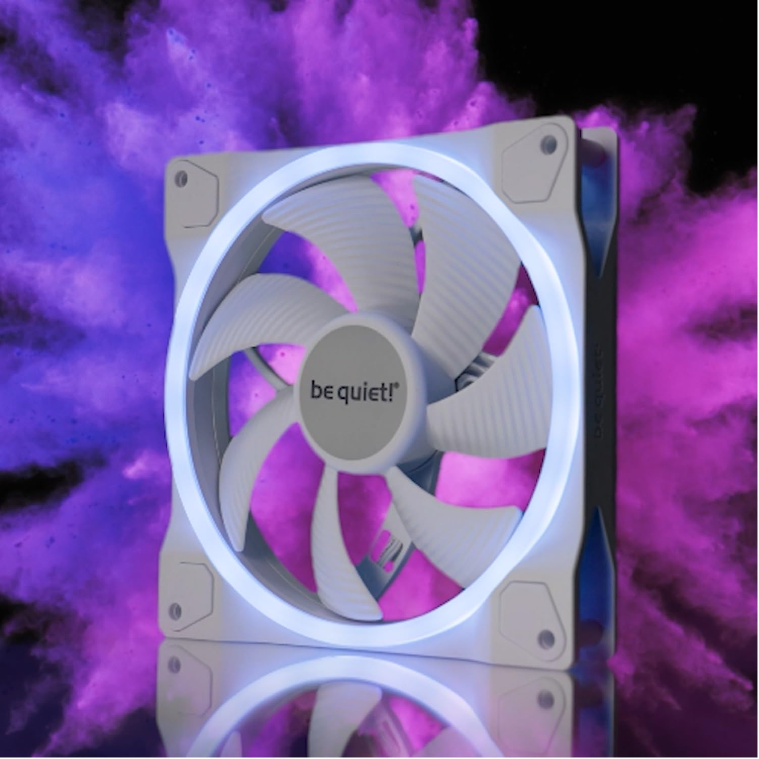 be quiet! Light Wings White 120mm PWM Triple Pack Gehäuselüfter, 3er Pack, BL100