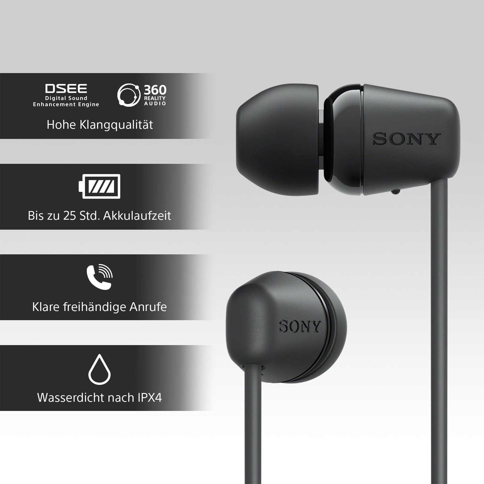 Sony In-Ear Kopfhörer WI-C 100