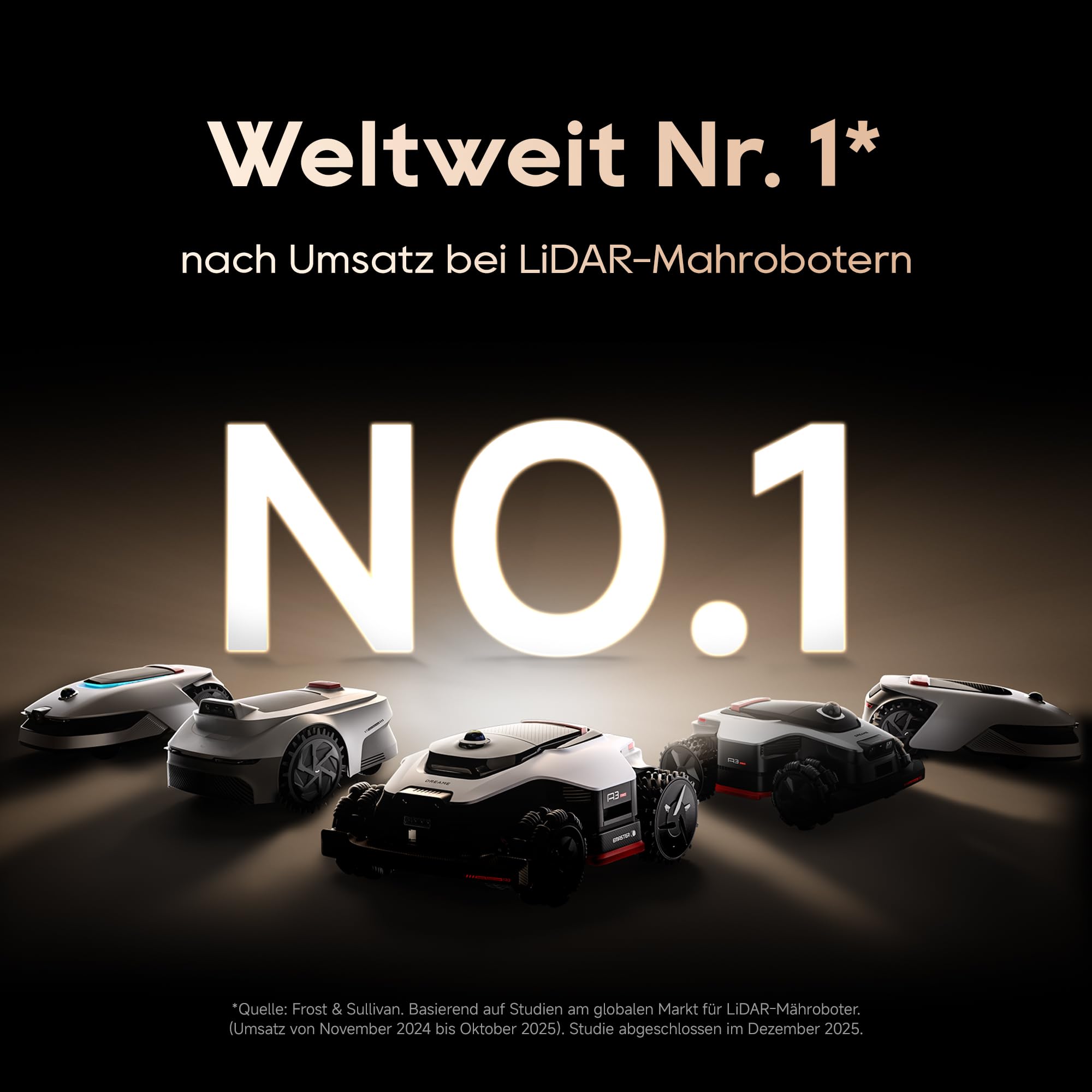 DREAME A3 AWD Pro 3500 Robot-Rasenmäher, für 3500 m²