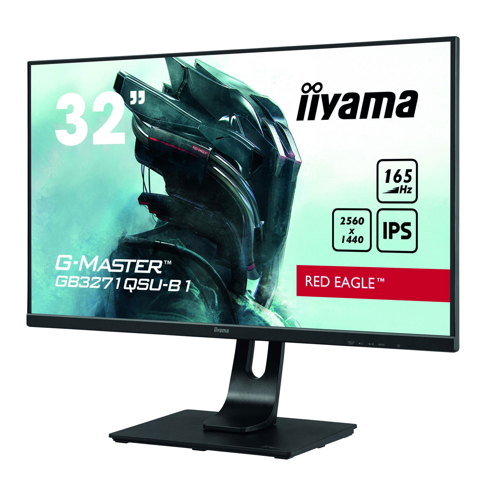 Iiyama G-Master GB3271QSU-B1 Monitor 31,5 Zoll WQHD, 165Hz, 1ms