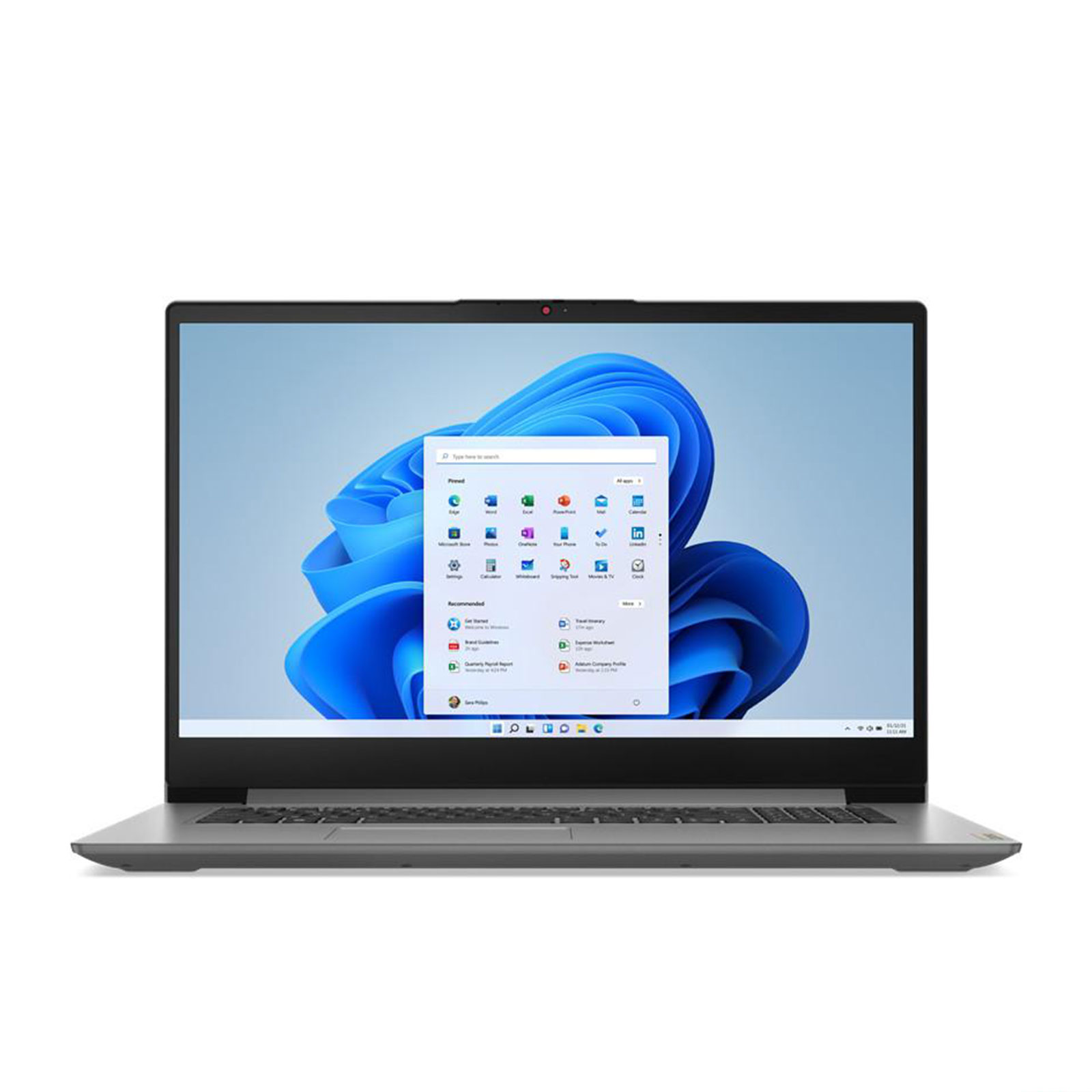 Lenovo Notebook IdeaPad 3 17IAU7, Grau, 17,3 Zoll, Full HD, IPS, Intel Core i5-1235U, 16 GB, 512 M.2 SSD, Iris Xe (82RL003DGE)