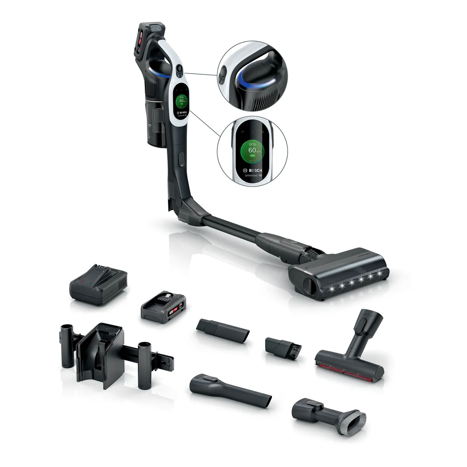 Bosch BTS1042WAC Unlimited 10 Akku-Staubsauger 