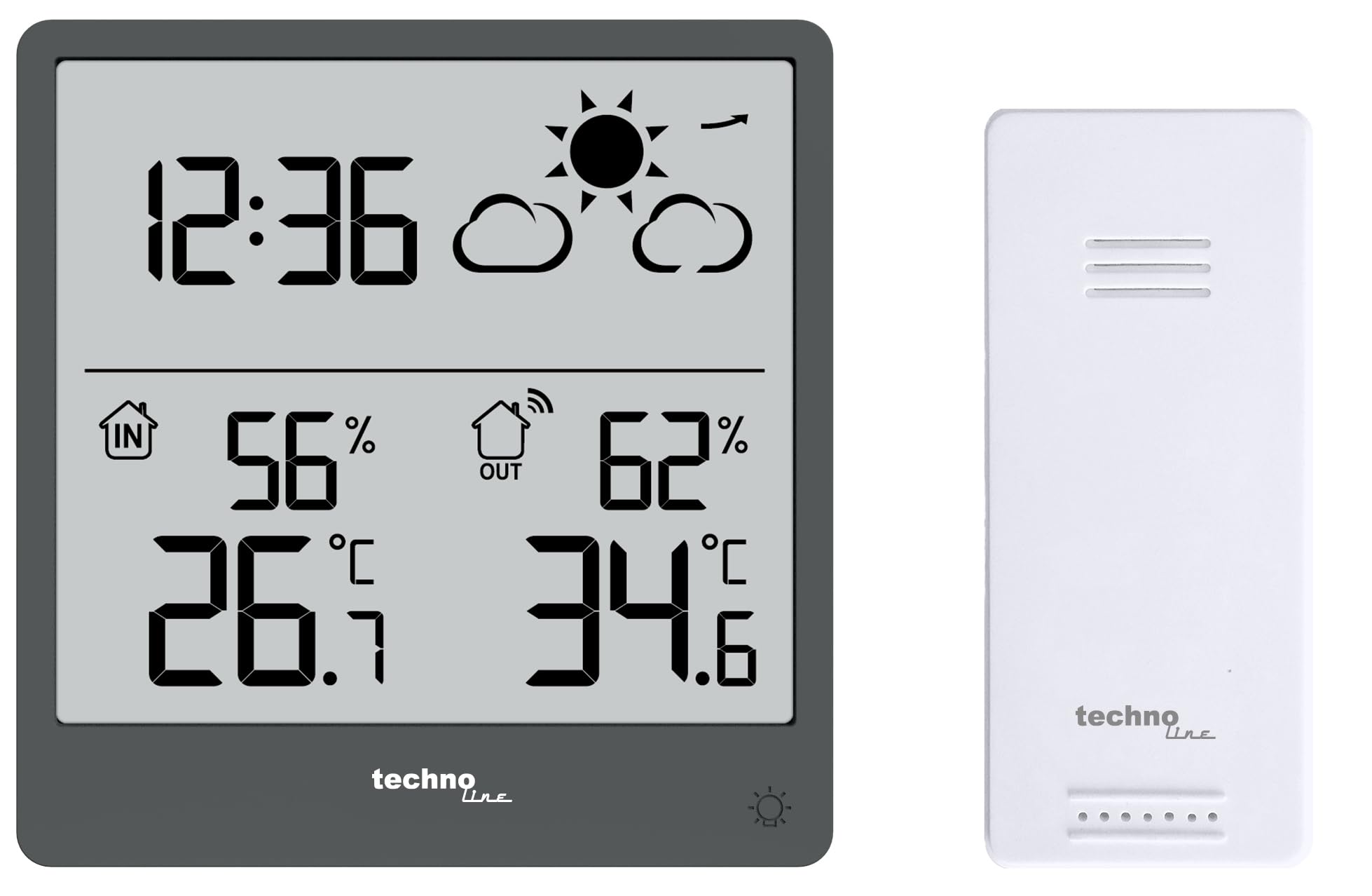 techno line WS9138 moderne, kleine Wetterstattion