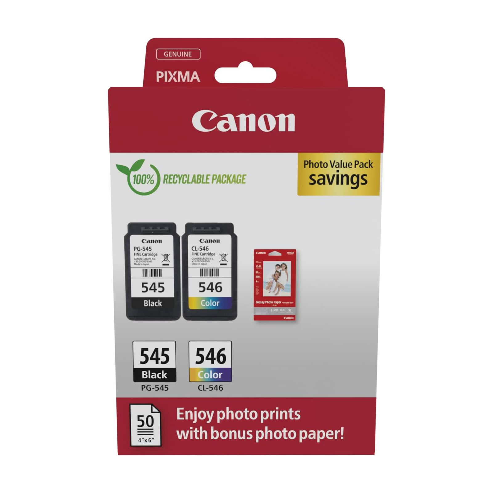 CANON PG-545/CL-546 Photo Value