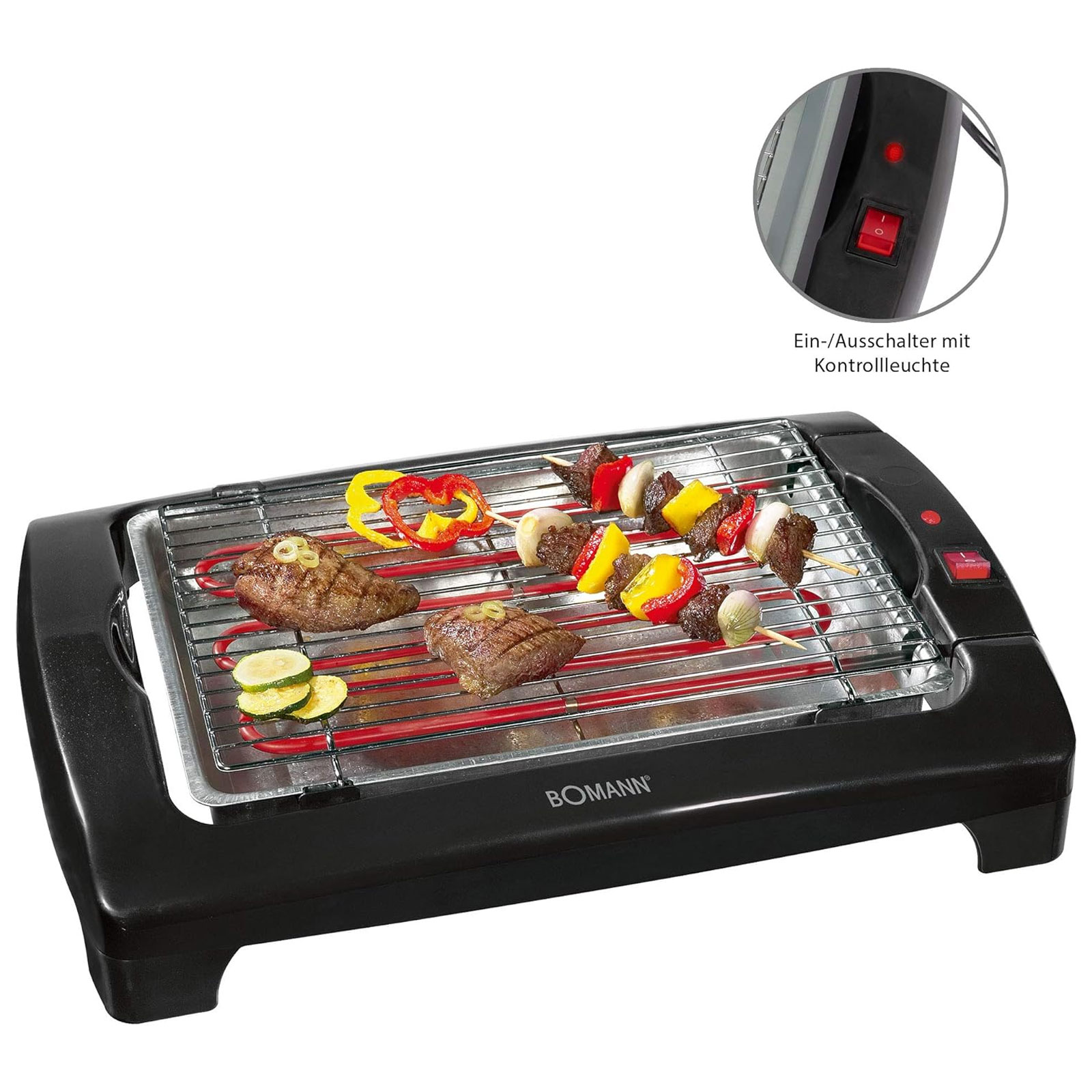 BOM BQ 1240 CB TISCHGRILL BOM BQ 1240 CB TISCHGRILL