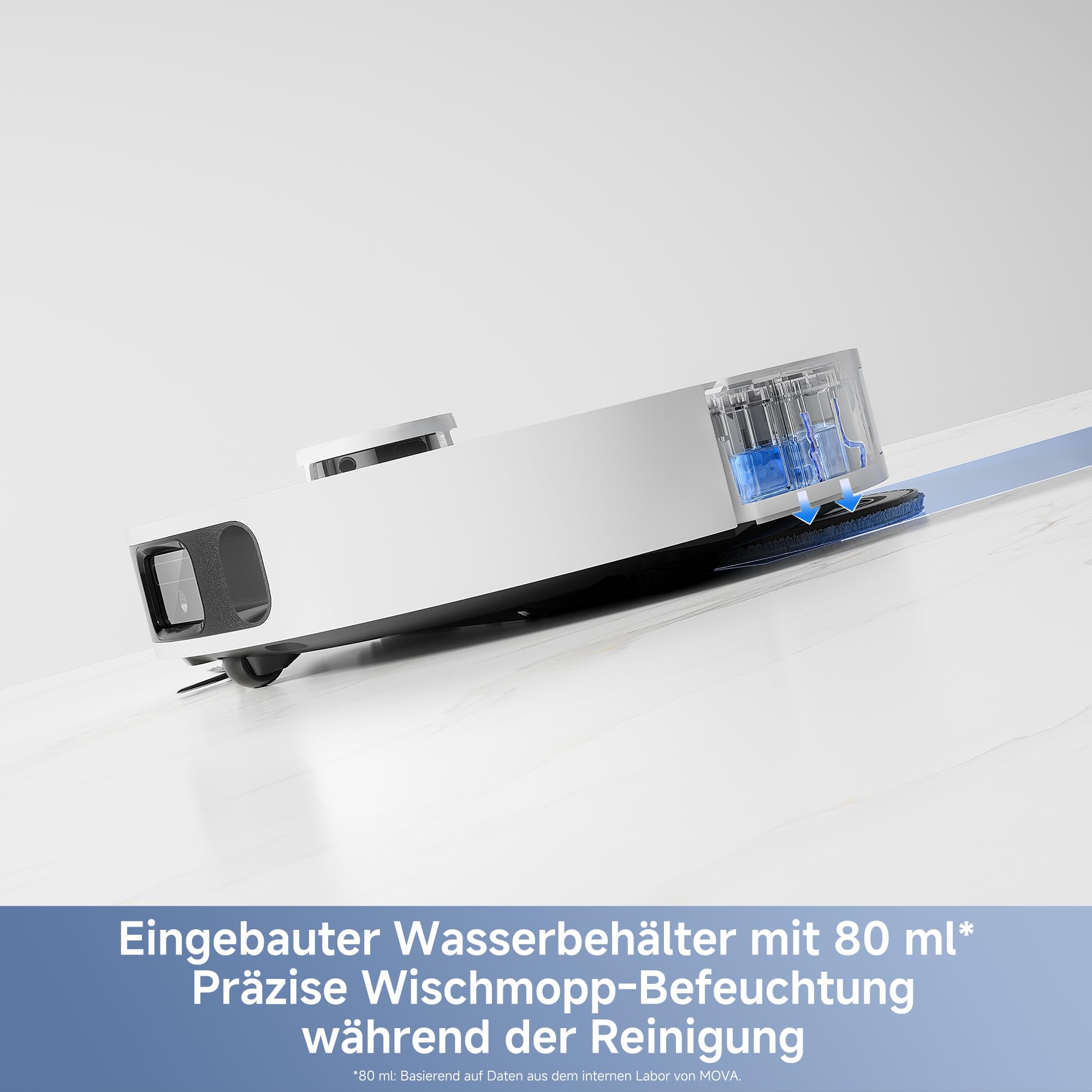 Mova E40 Ultra Saugroboter mit Wischfunktion Autom. Leerung und 19.000 Pa