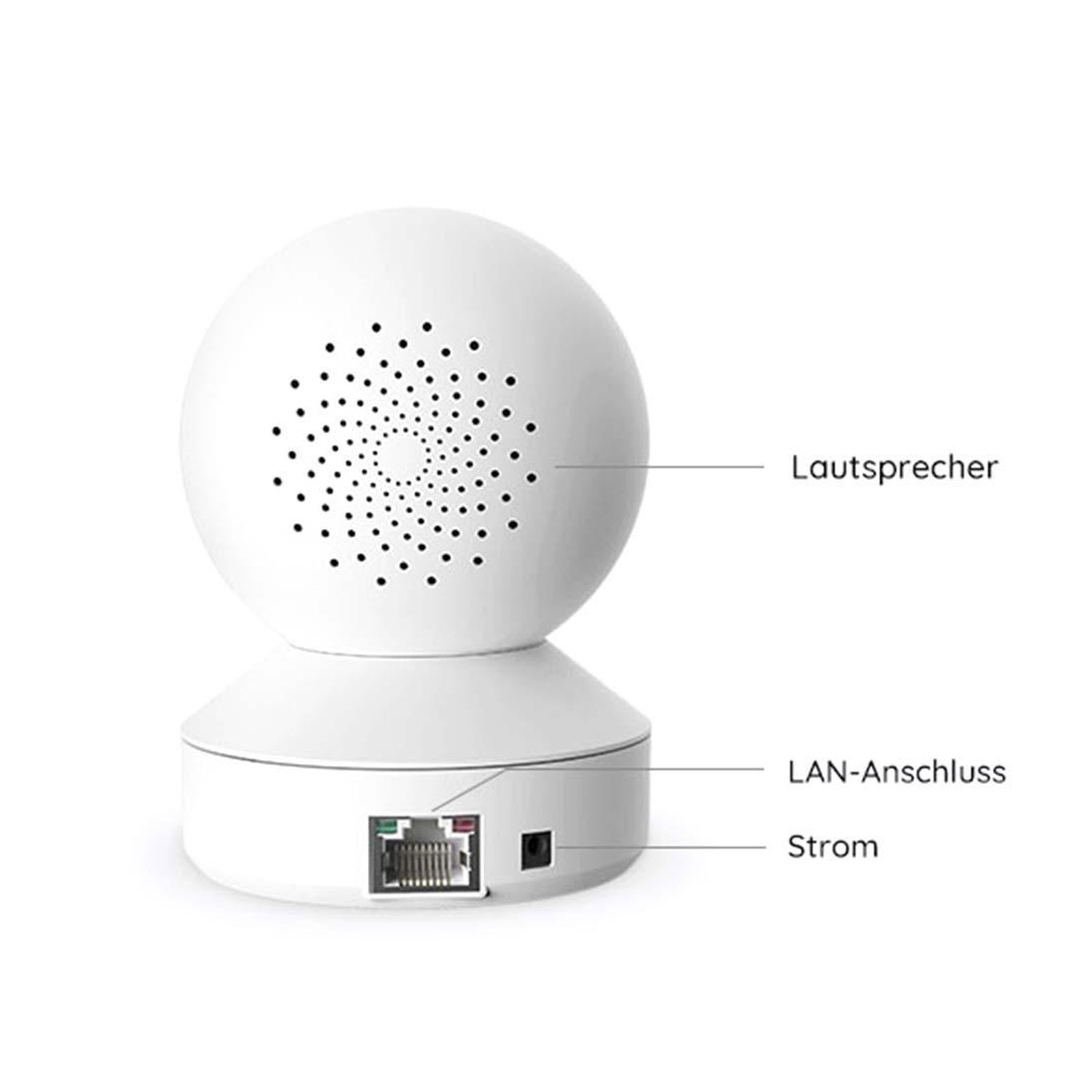 Reolink T1 PRO - E330 Innenkamera (Überwachungskamera, WLAN, Kompatibel mit Amazon Alexa, Google Assistant)