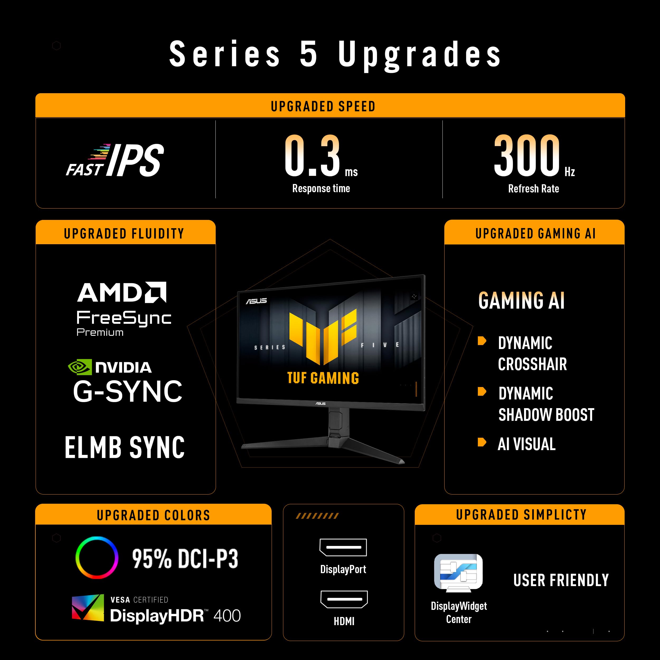 ASUS TUF Gaming VG27AQML5A QHD Monitor