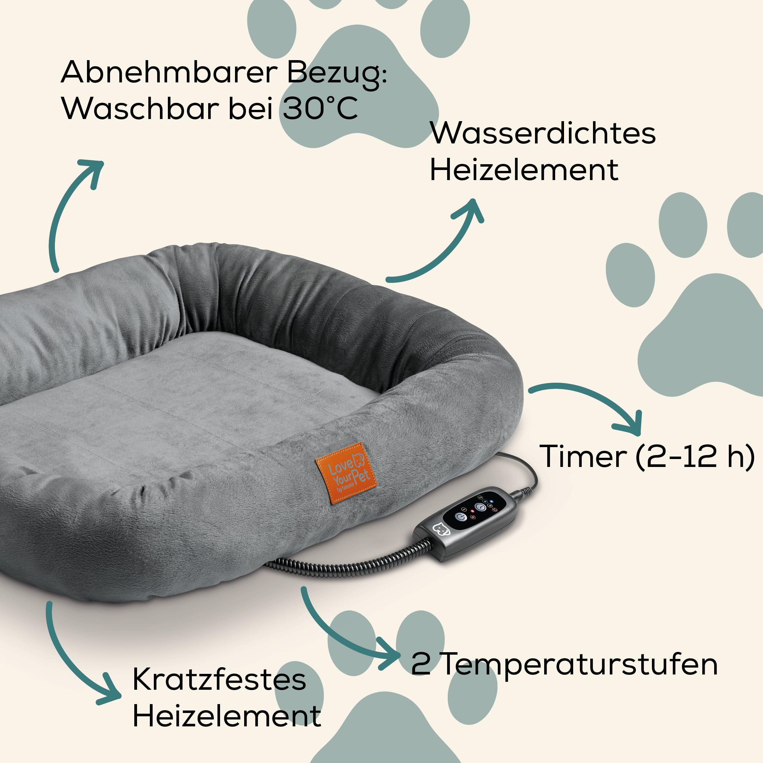 BEURER PP 250 Kira Haustier-Wärmebett