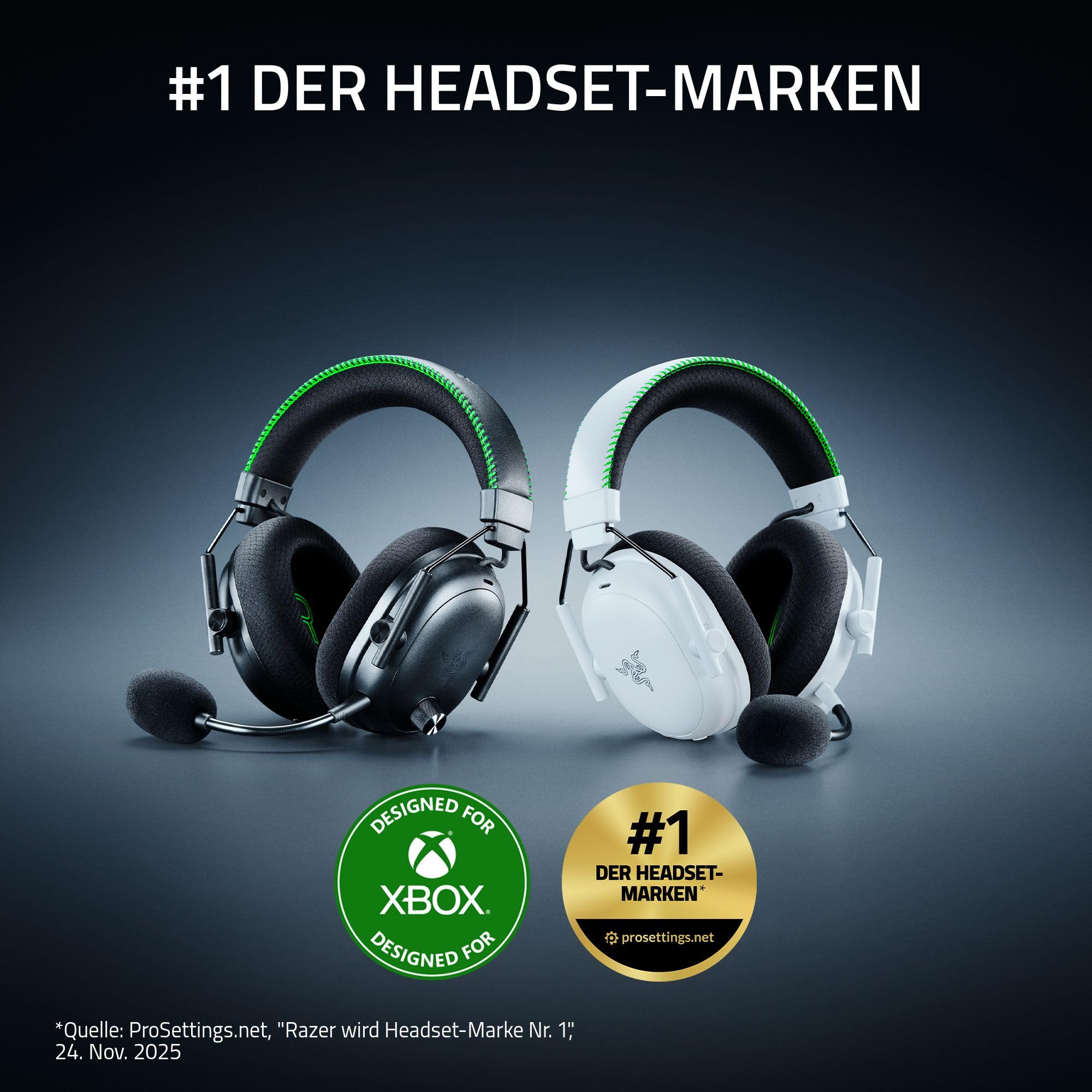 Razer BlackShark V3 Pro Xbox S|X - Kabelloses E-Sport-Headset mit ANC