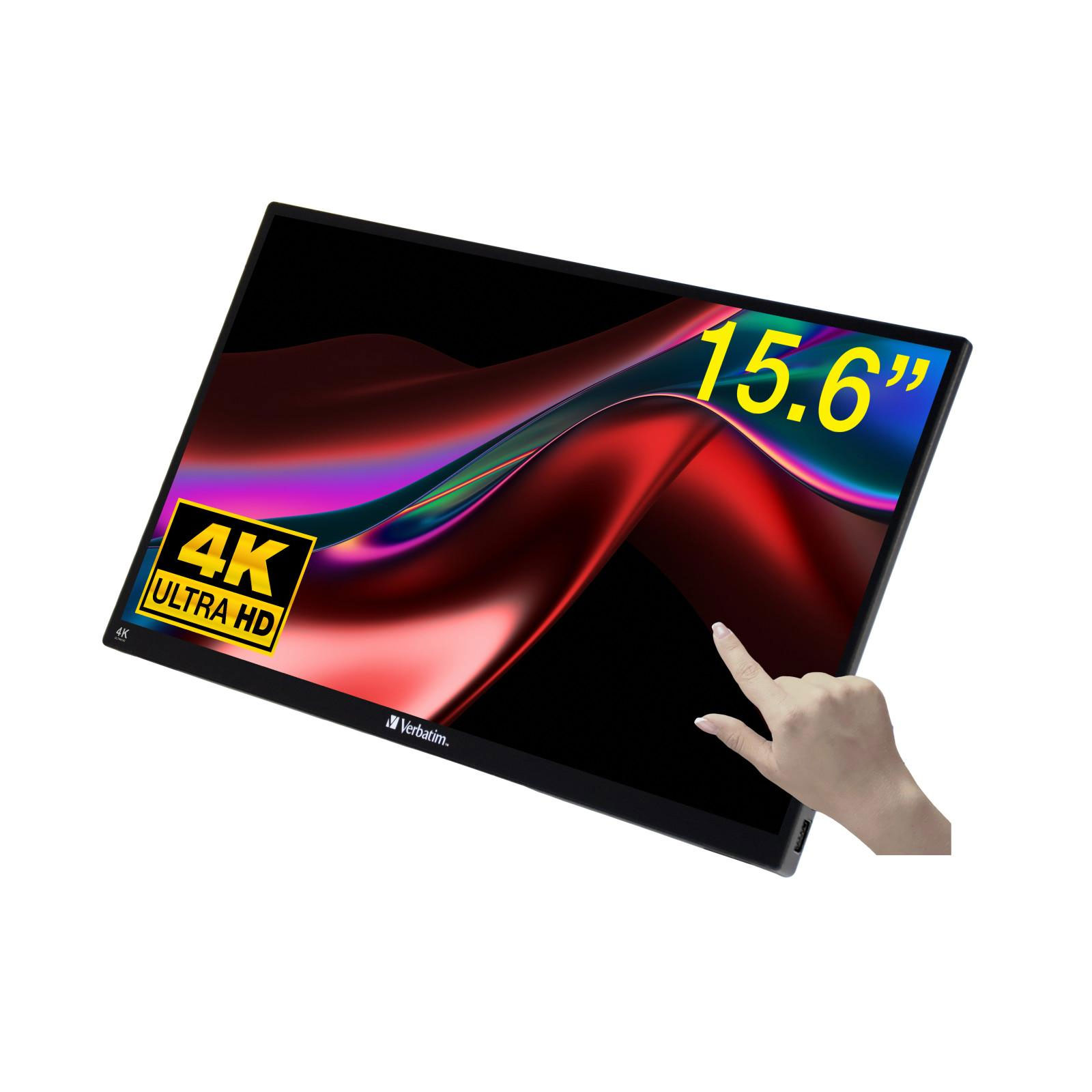 Verbatim PMT-15-4K Tragbarer Touchscreen-Monitor