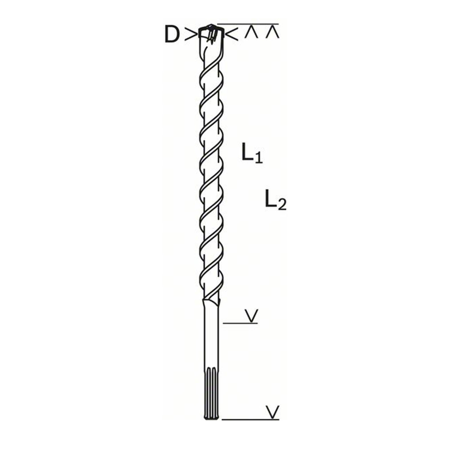 Bosch Professional max-7, 35x400x520mm Hammerbohrer Bosch Professional max-7, 35x400x520mm Hammerbohrer