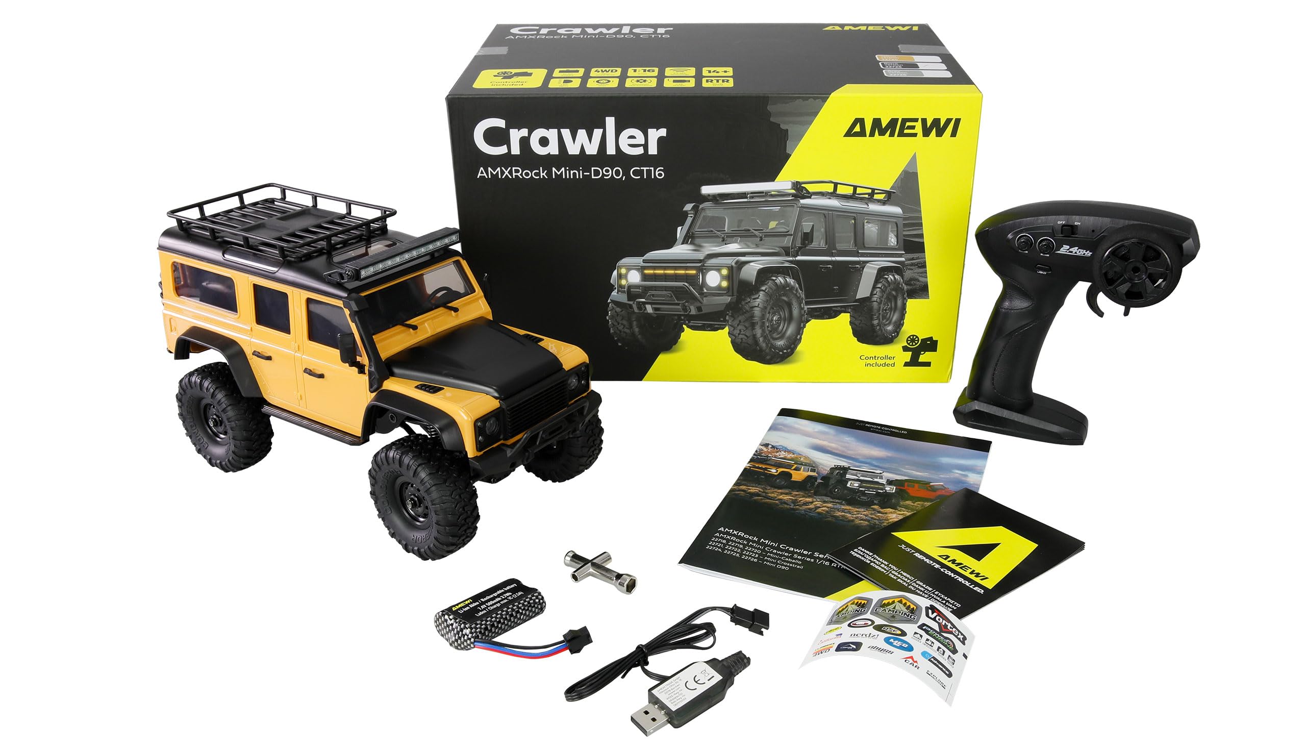 Amewi AMXRock Mini-Caballo Scale Crawler 4WD 1:16 RTR