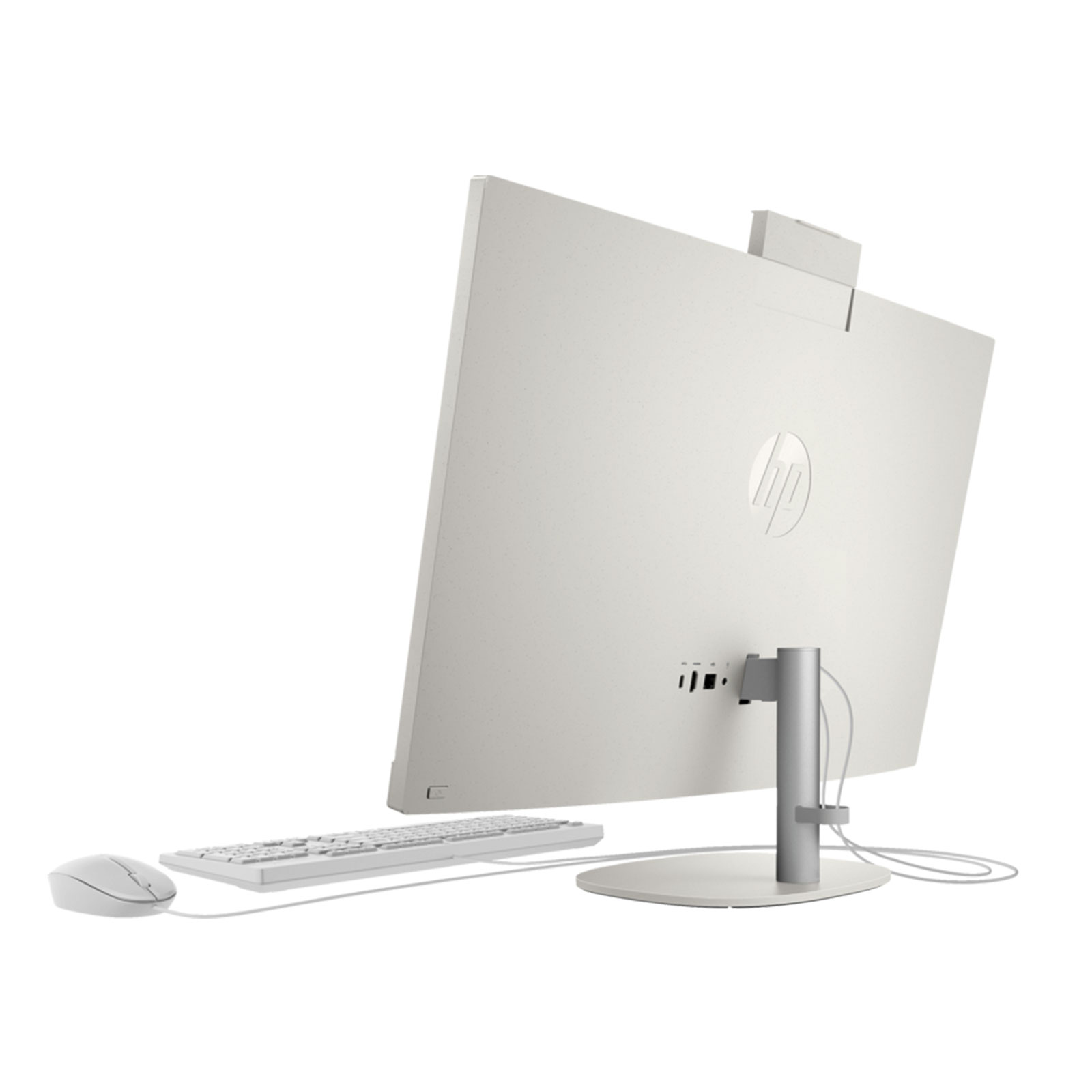 HP 27-cr0655ng, Weiß, 27 Zoll, Full HD, IPS, AMD Ryzen 5 7520U, 16 GB, 1 TB SSD