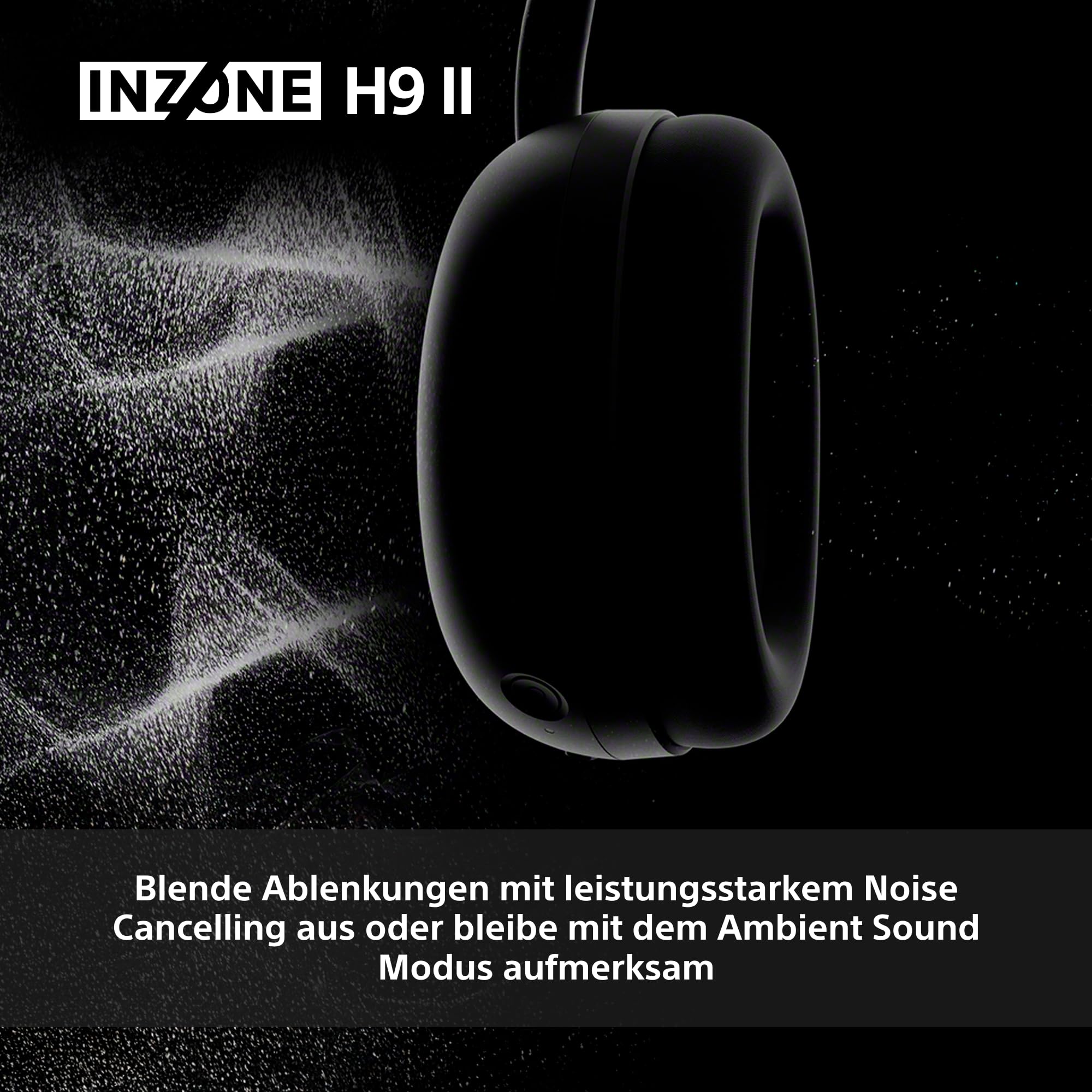 Sony INZONE H9 II Kabelloses Noise Canceling PC-Gaming Headset, Leicht