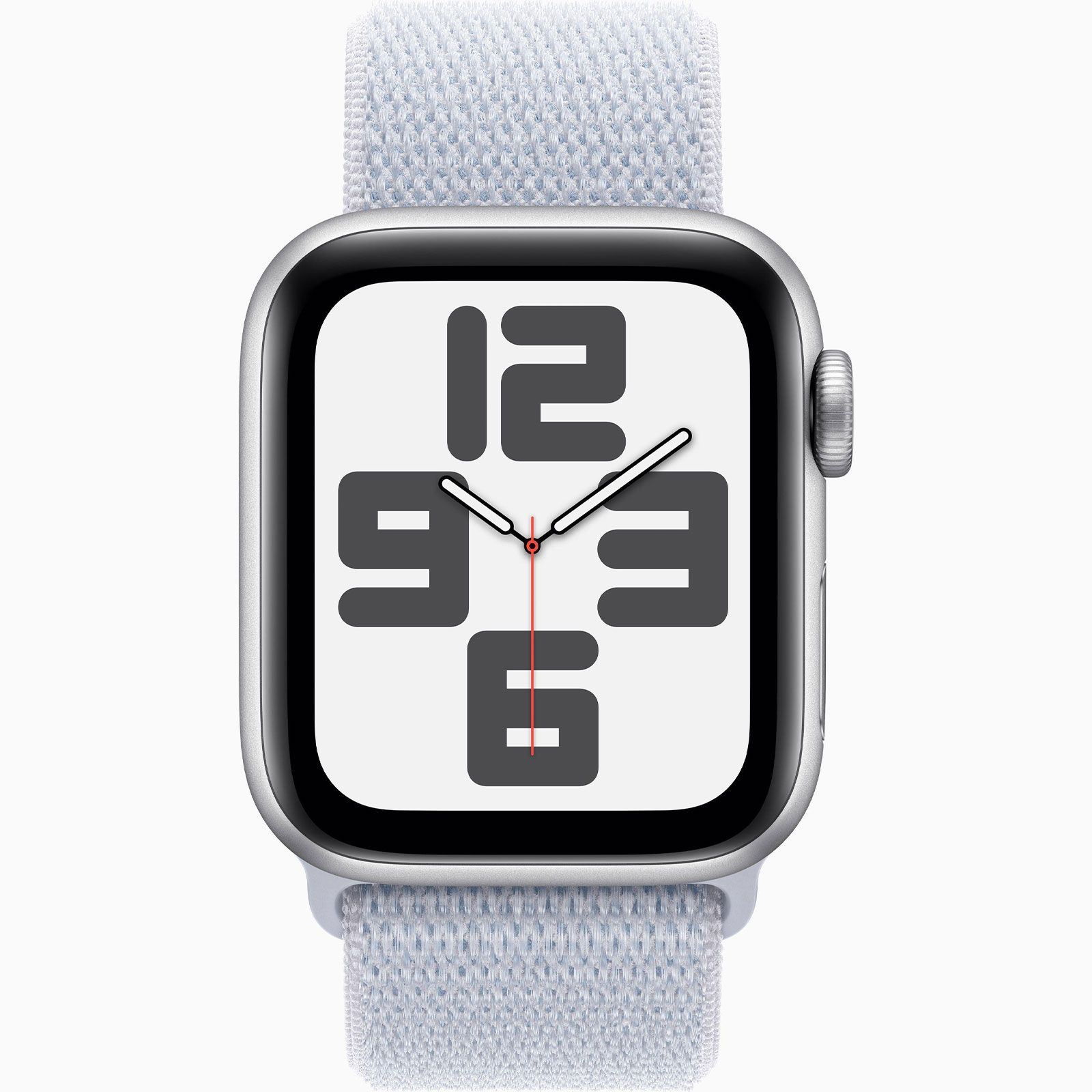 Apple Watch SE GPS, 44 mm Aluminiumgehäuse Mitternacht, mit Sport Loop Tinte