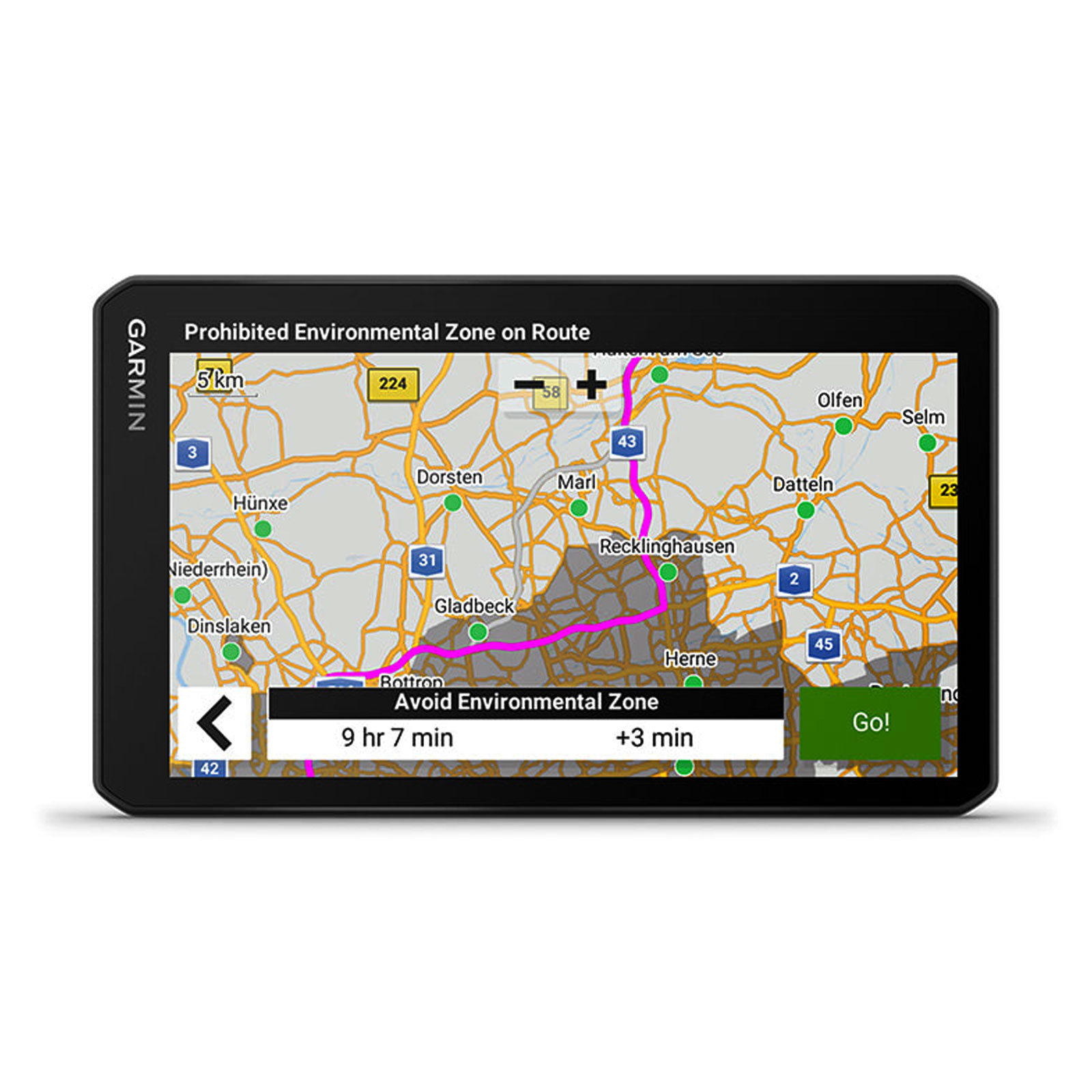 Garmin Dez LGV710, 7 Zoll LKW-Navi mit Digital Traffic Verkehrsinformationen (Europa und Südafrika)