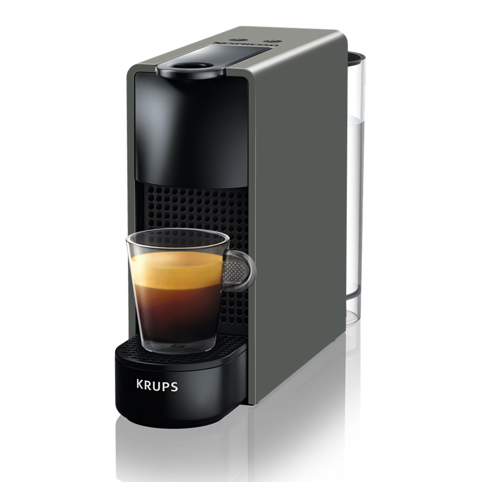 Krups XN110B Essenza Mini Nespressomaschine Grau