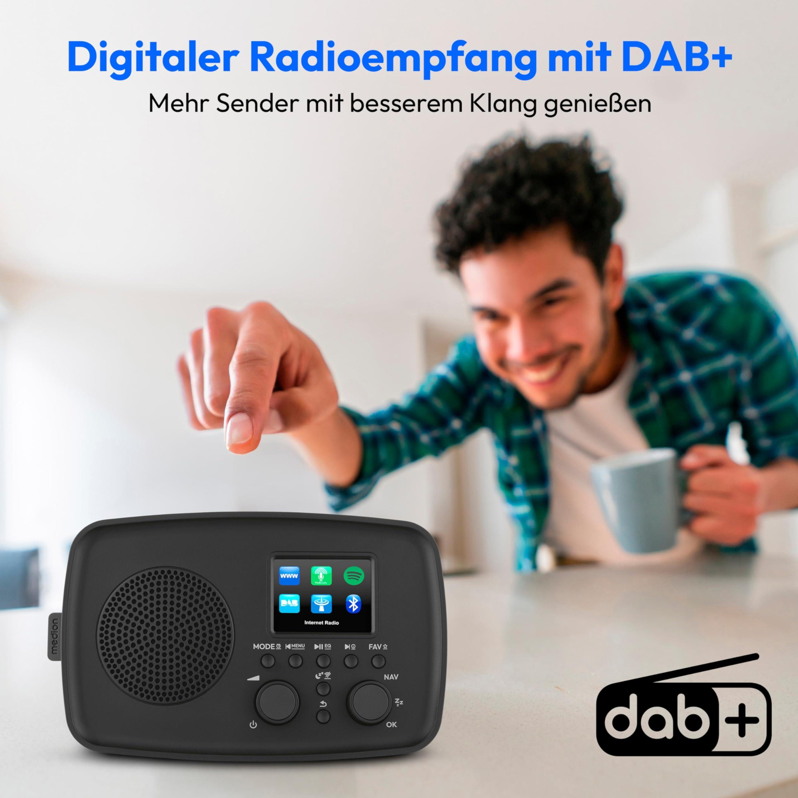 MEDION Internetradio mit DAB+ Life IRE-1