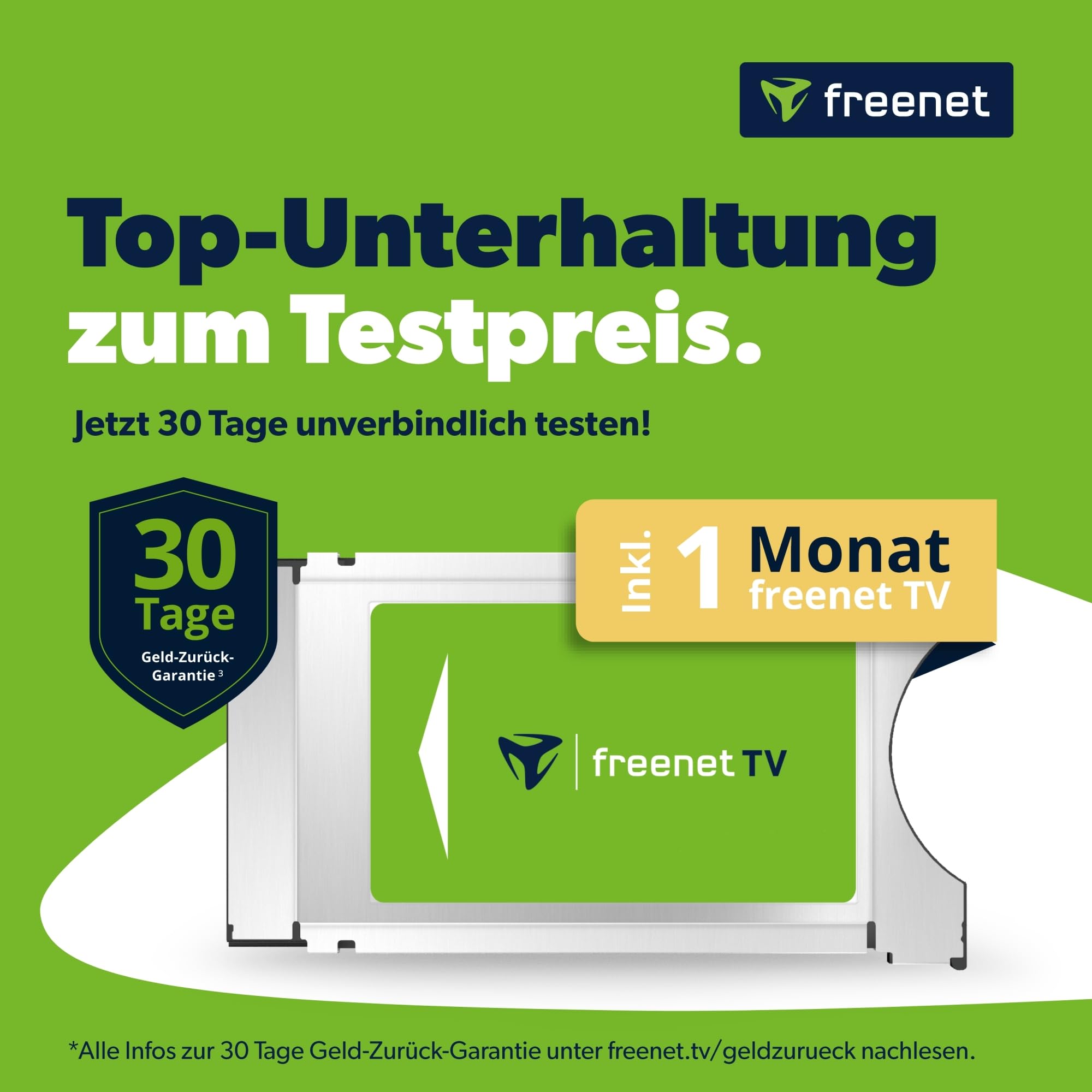 Freenet TV CI+ Modul DVB-T2 HD, 1 Monat freenet TV, TV-Empfangsmodul