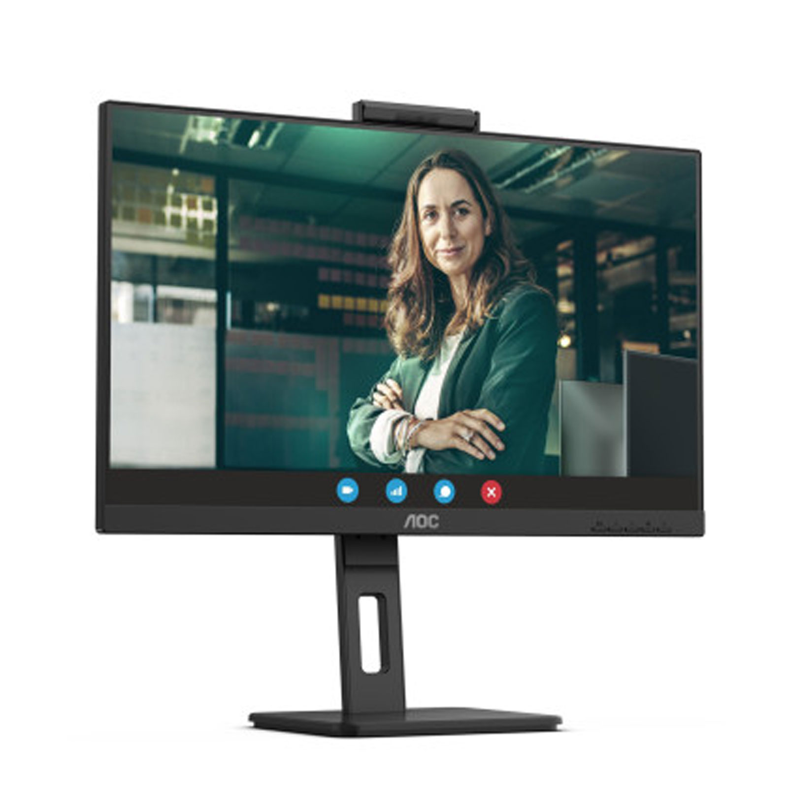 AOC Monitor 24P3CW, P3, Schwarz, 23,8 Zoll, Full HD, IPS, 75 Hz, 4 ms