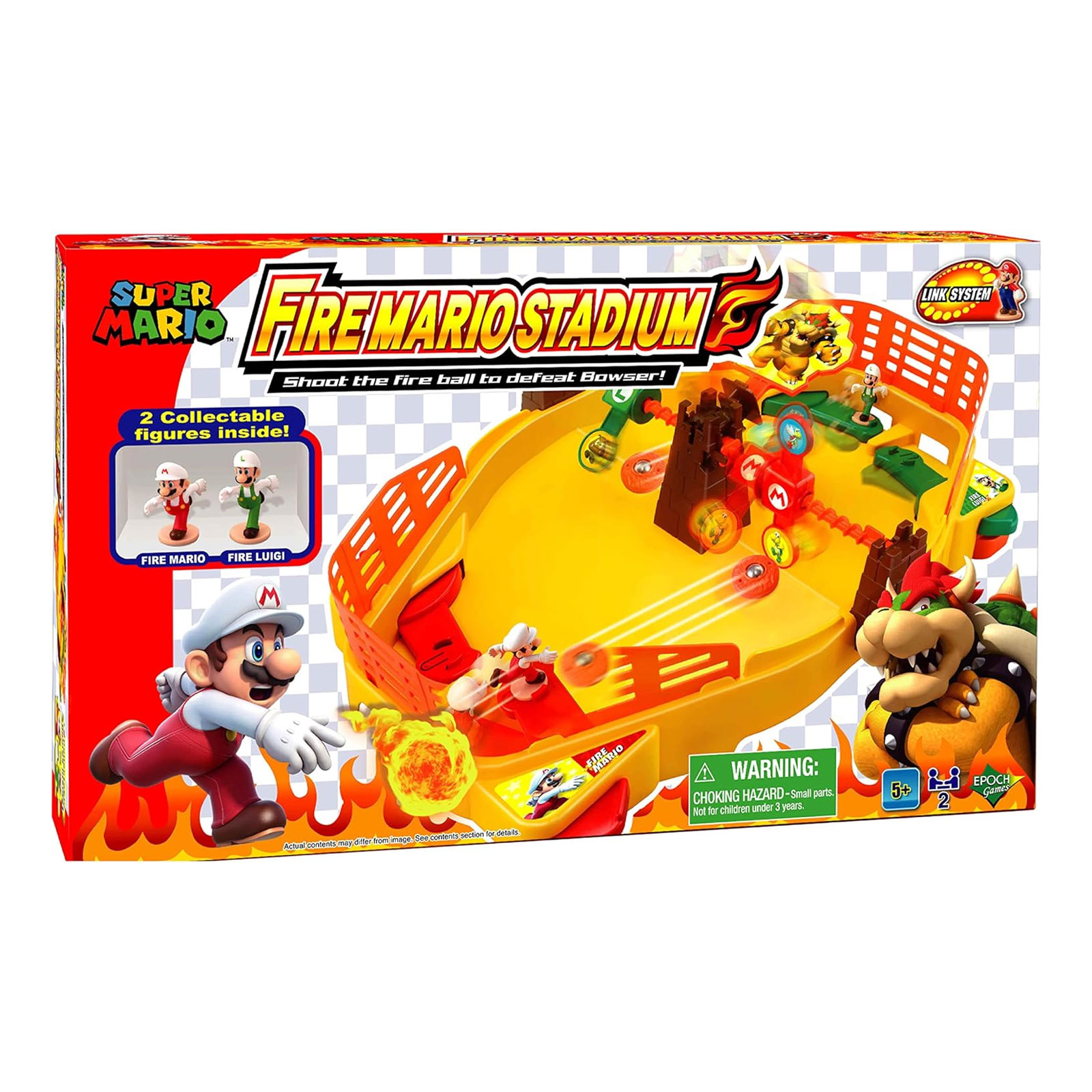 Super Mario Fire Mario Stadium Brettspiel