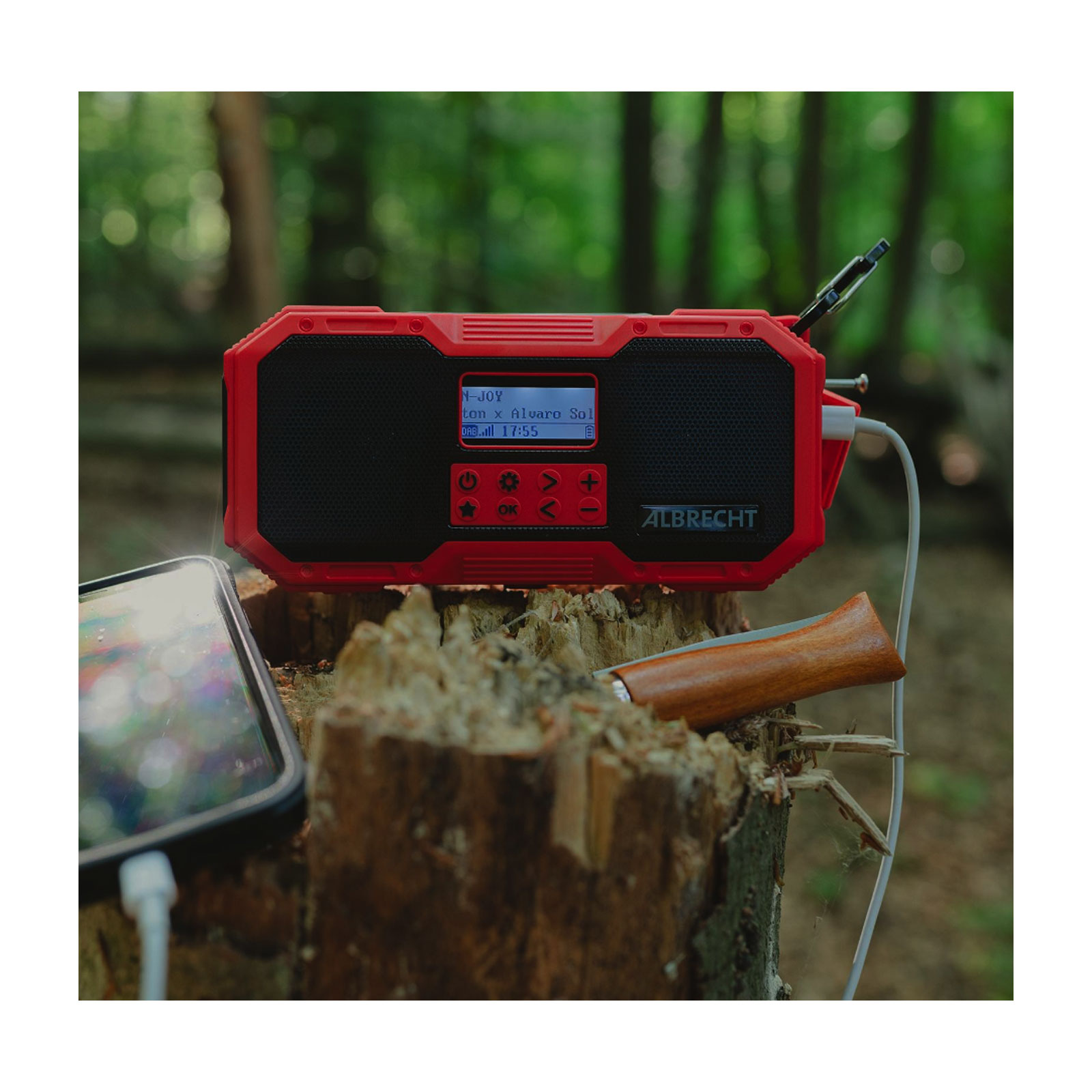 Albrecht DR 112 DAB+ Outdoor Kurbelradio