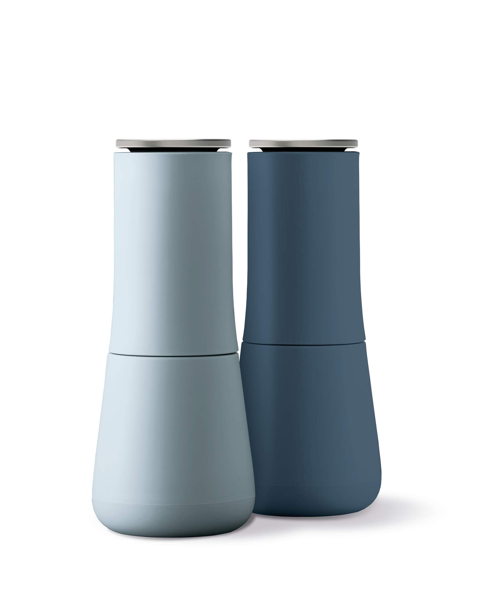 Joseph Joseph Milltop Salz- und Pfeffermühlen-Set Blau Keramikmühle