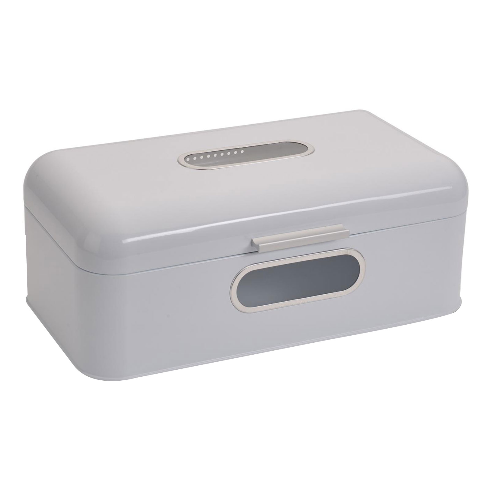 Echtwerk Brotkasten "Retro" aus Metall + Echtwerk Brotmesser "Classic Edition"