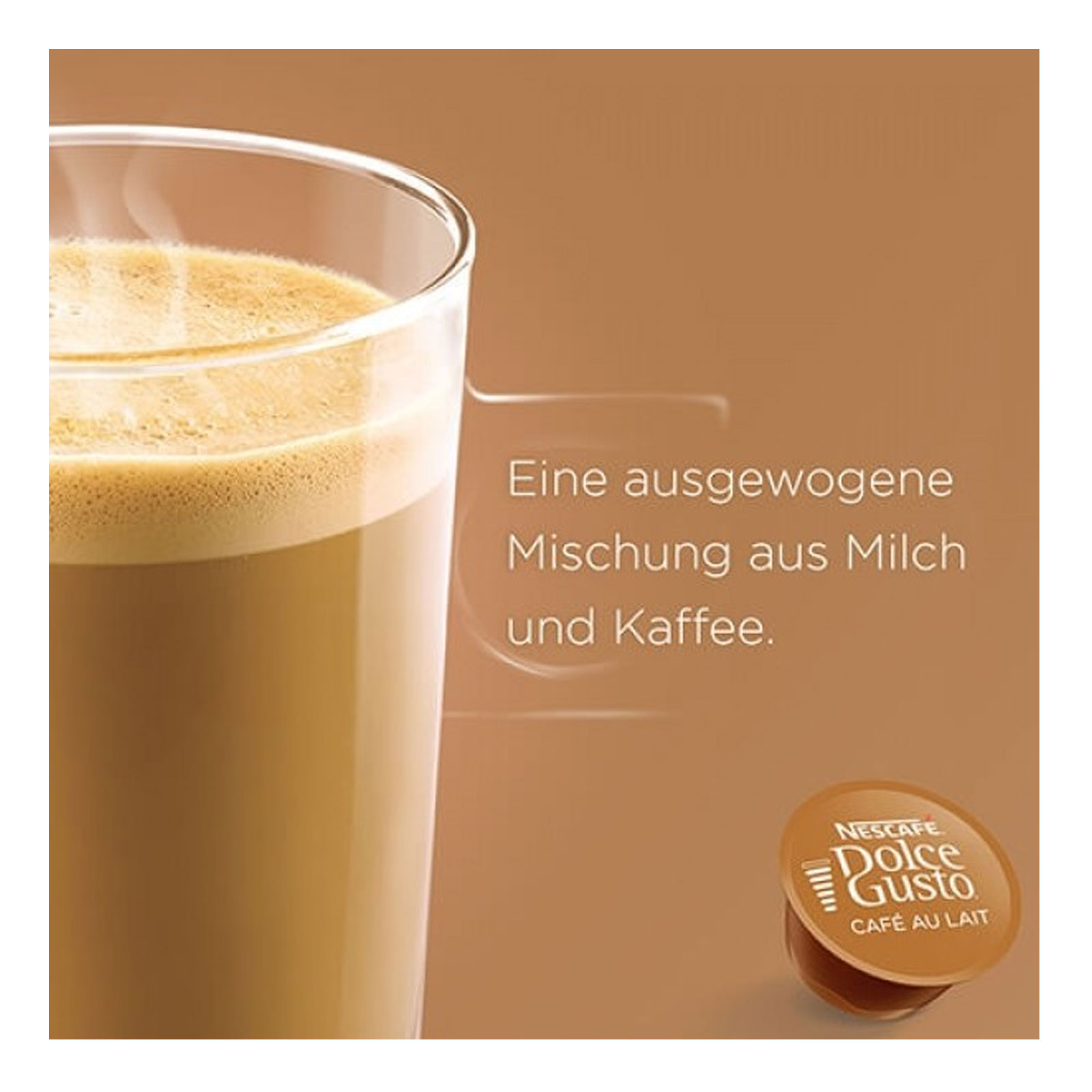 Nescafé 3x Dolce Gusto Café Au Lait Kaffeekapseln