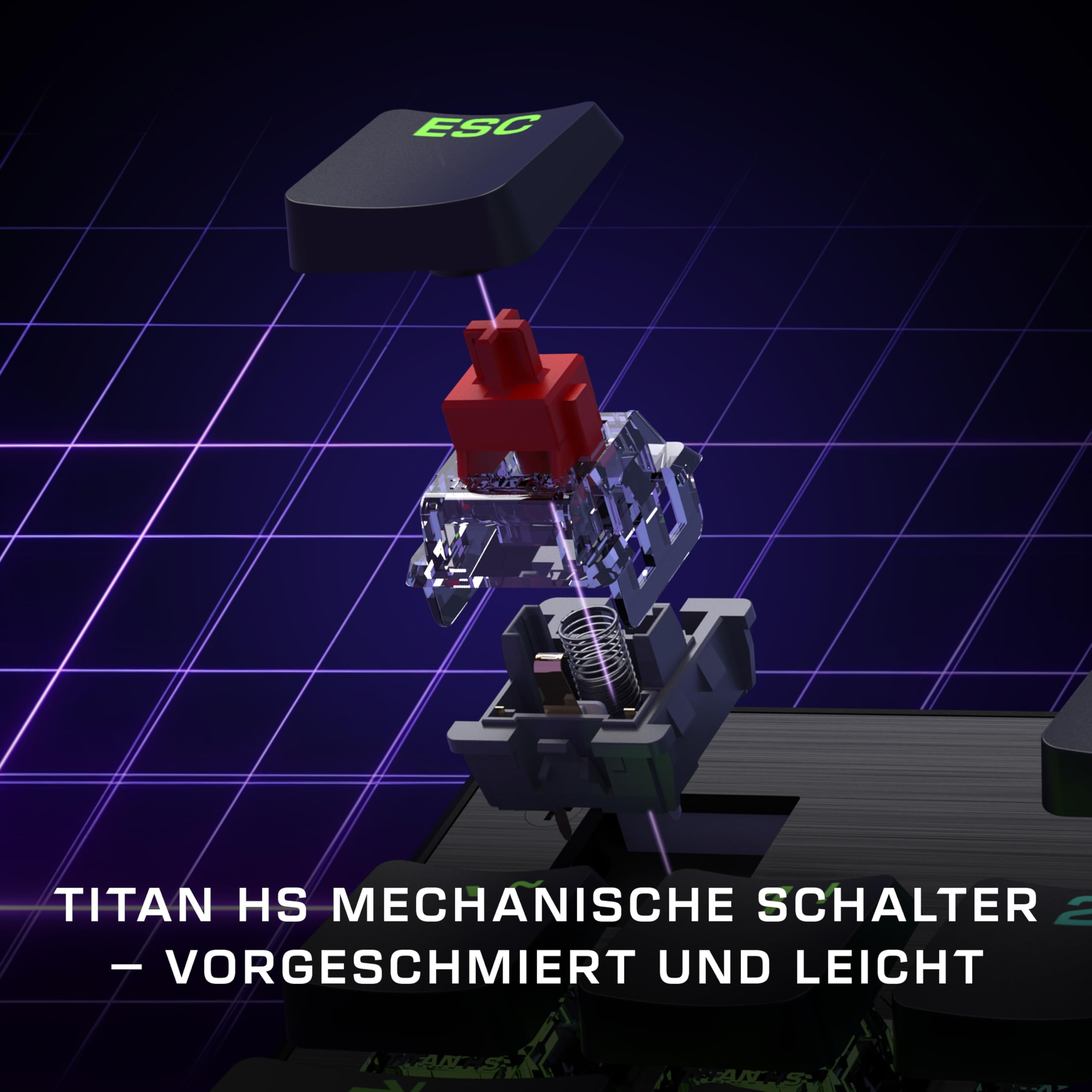 Turtle Beach Vulcan II TKL RGB Tenkeyless Mechanische Gaming-Tastatur