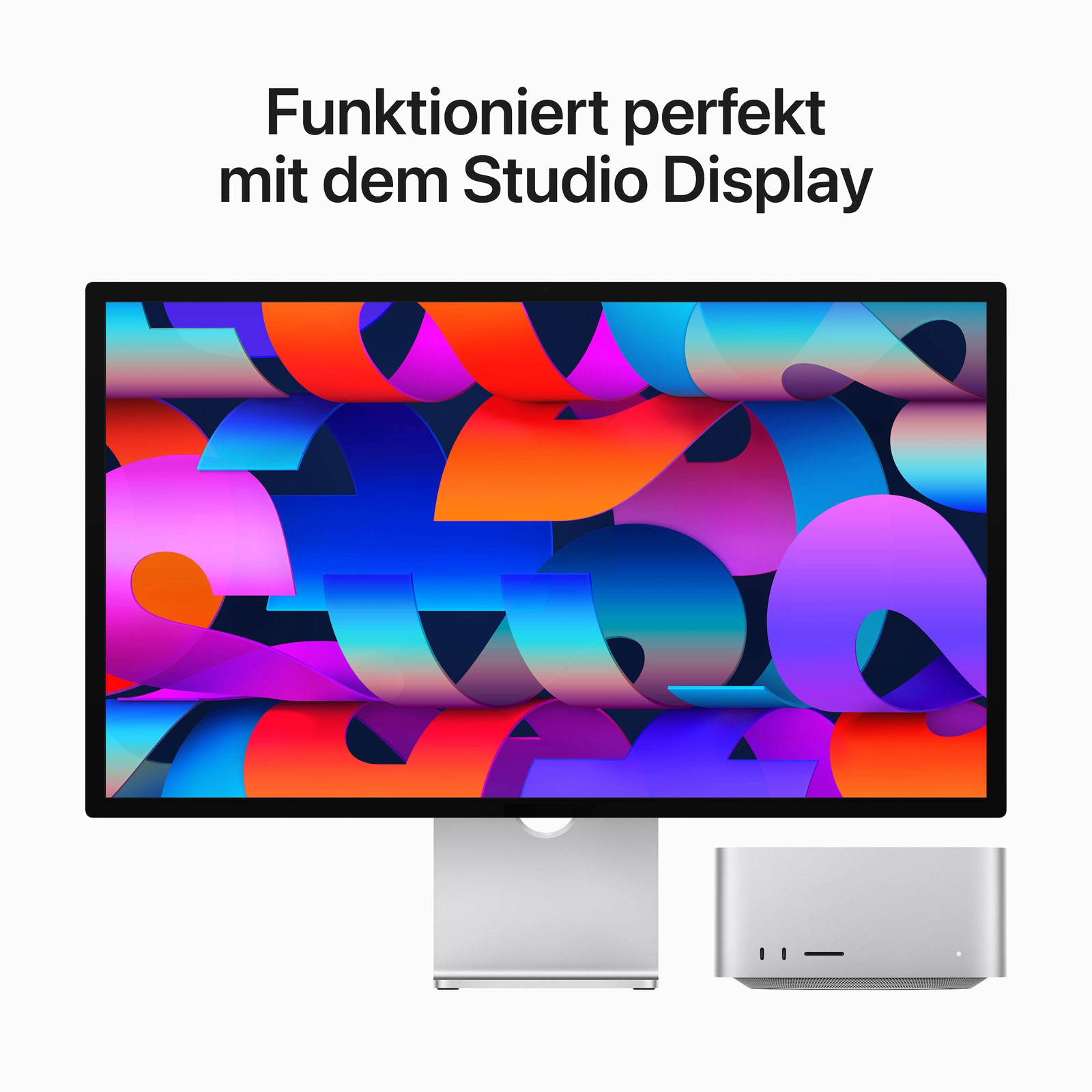 Apple Mac Studio, 2023, Silber, M2 Ultra, 24-Core-CPU, 60-Core-GPU, 128 GB, 2 TB SSD