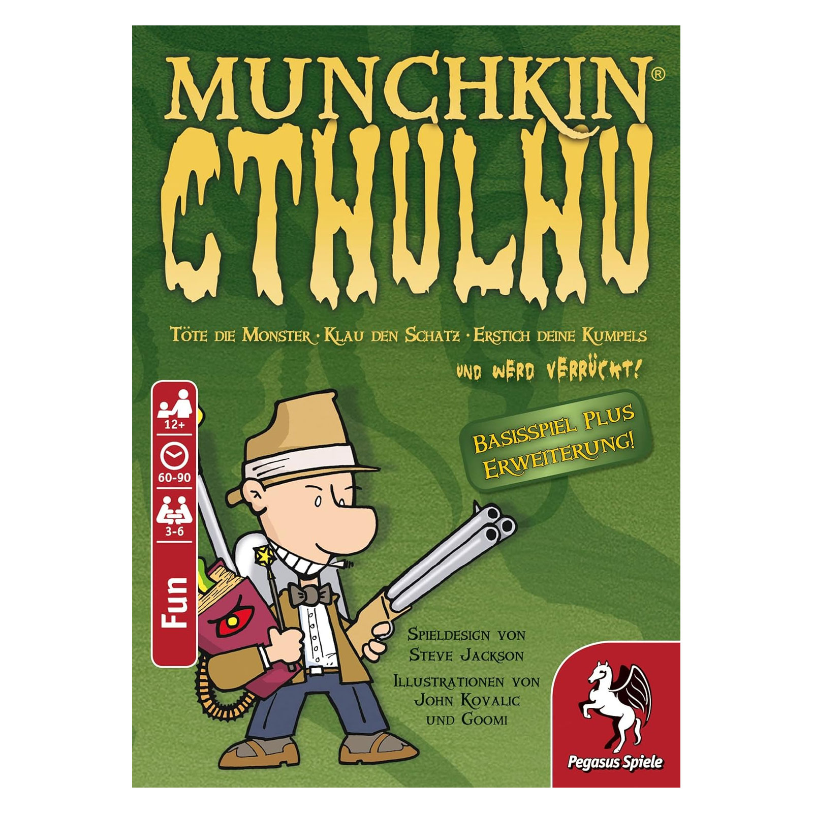 Pegasus Spiele Munchkin Cthulhu 1+2 17189G Kartenspiel